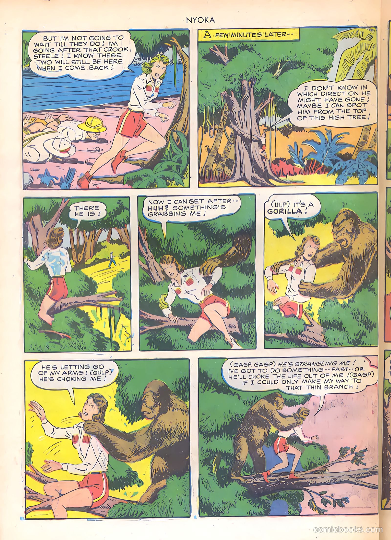 Nyoka the Jungle Girl #46 — page 46 of 52