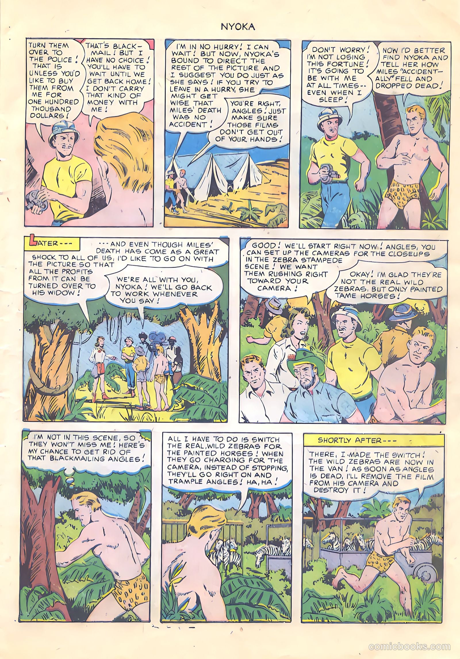 Nyoka the Jungle Girl #48 — page 7 of 36