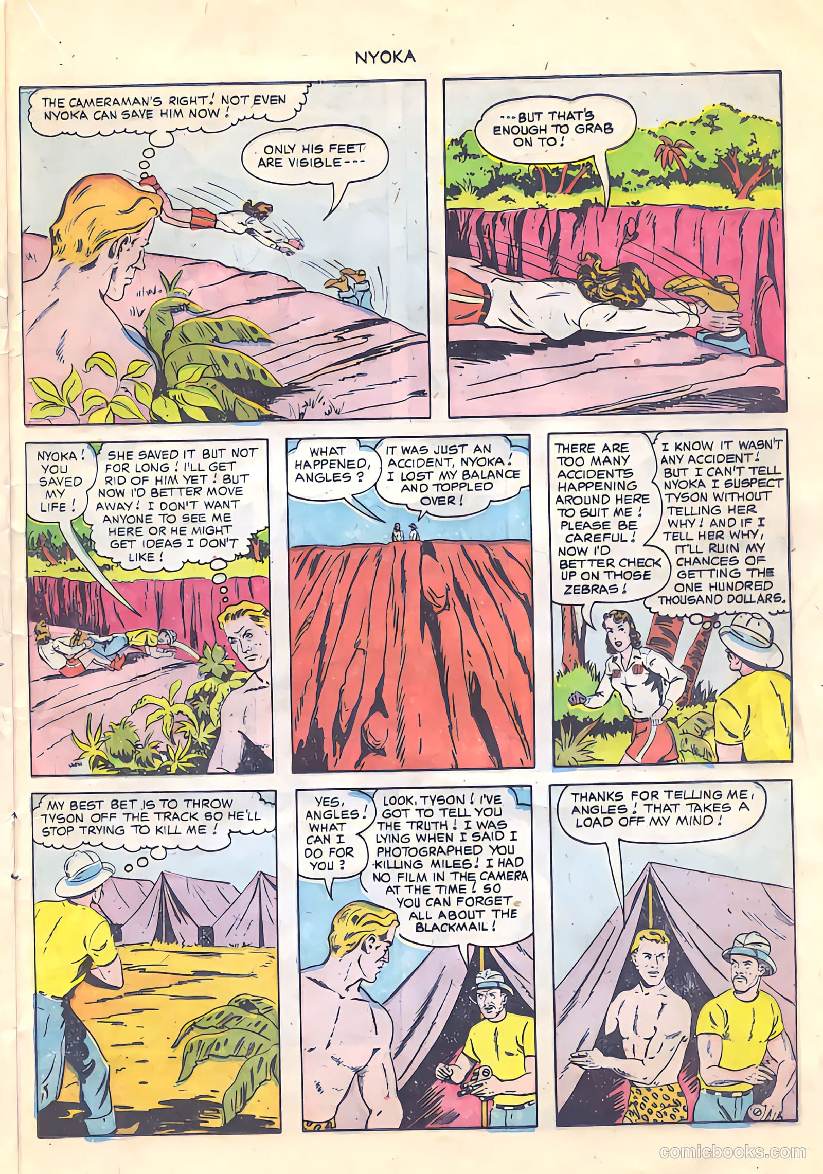 Nyoka the Jungle Girl #48 — page 21 of 36