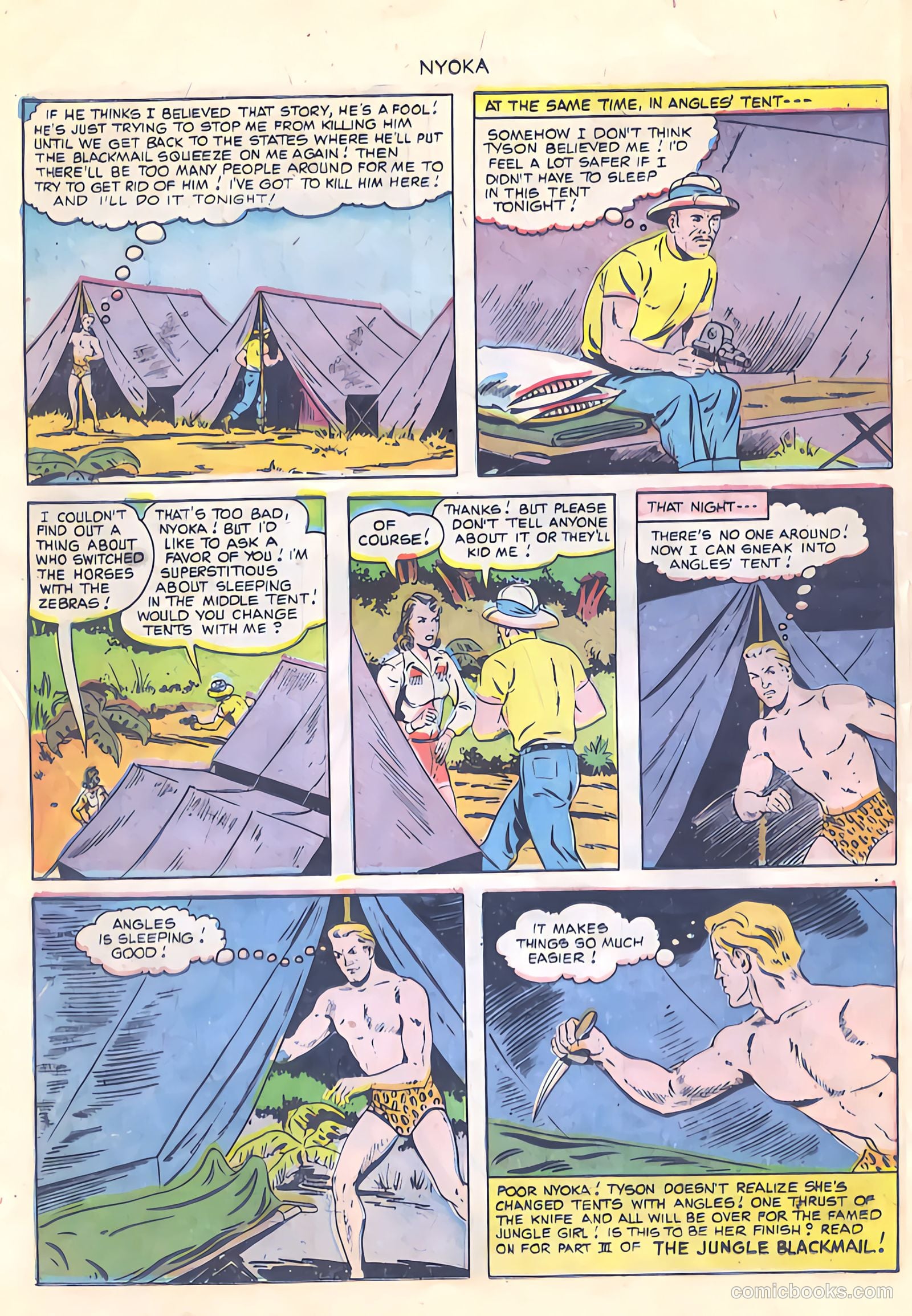 Nyoka the Jungle Girl #48 — page 22 of 36