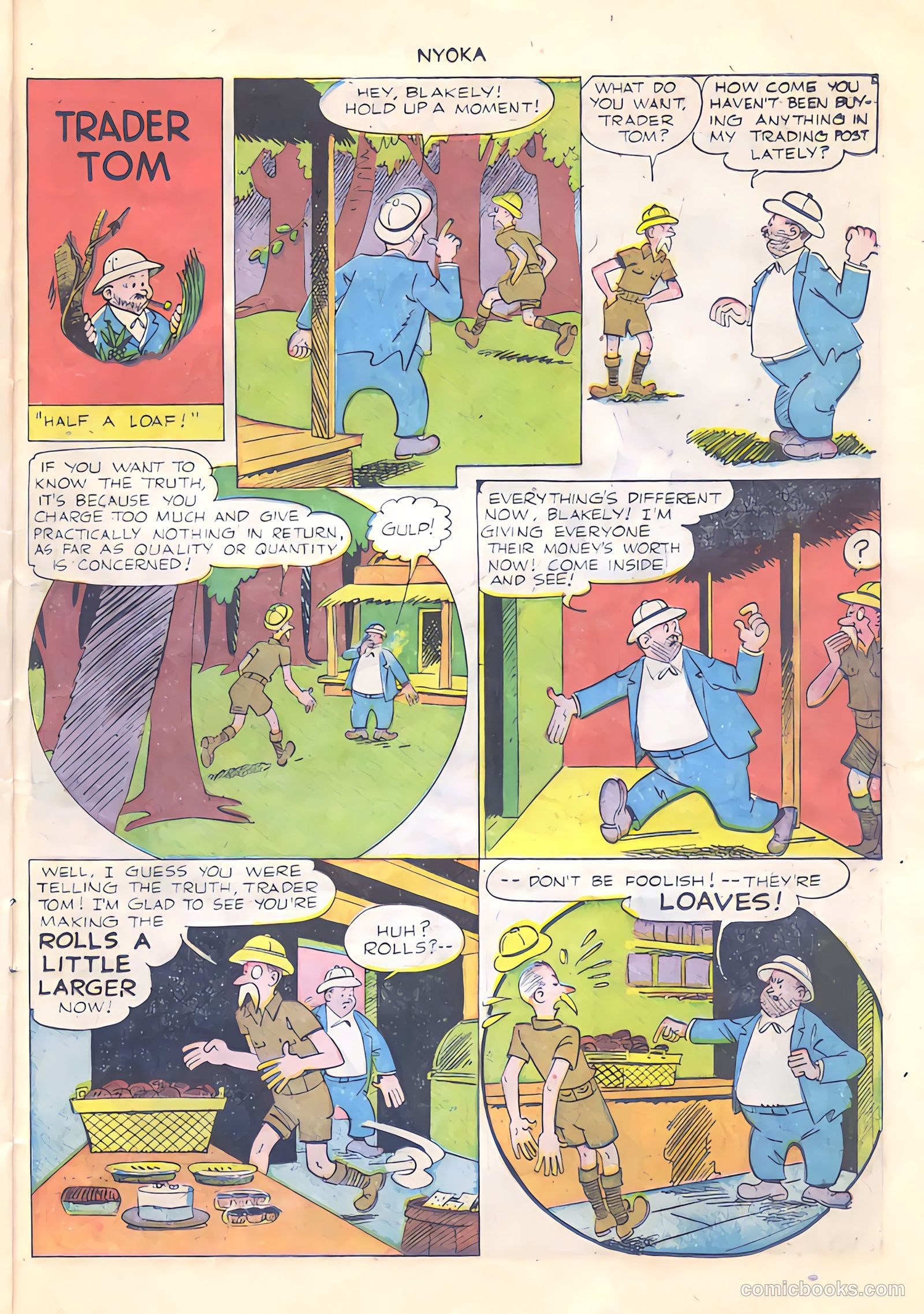 Nyoka the Jungle Girl #48 — page 23 of 36