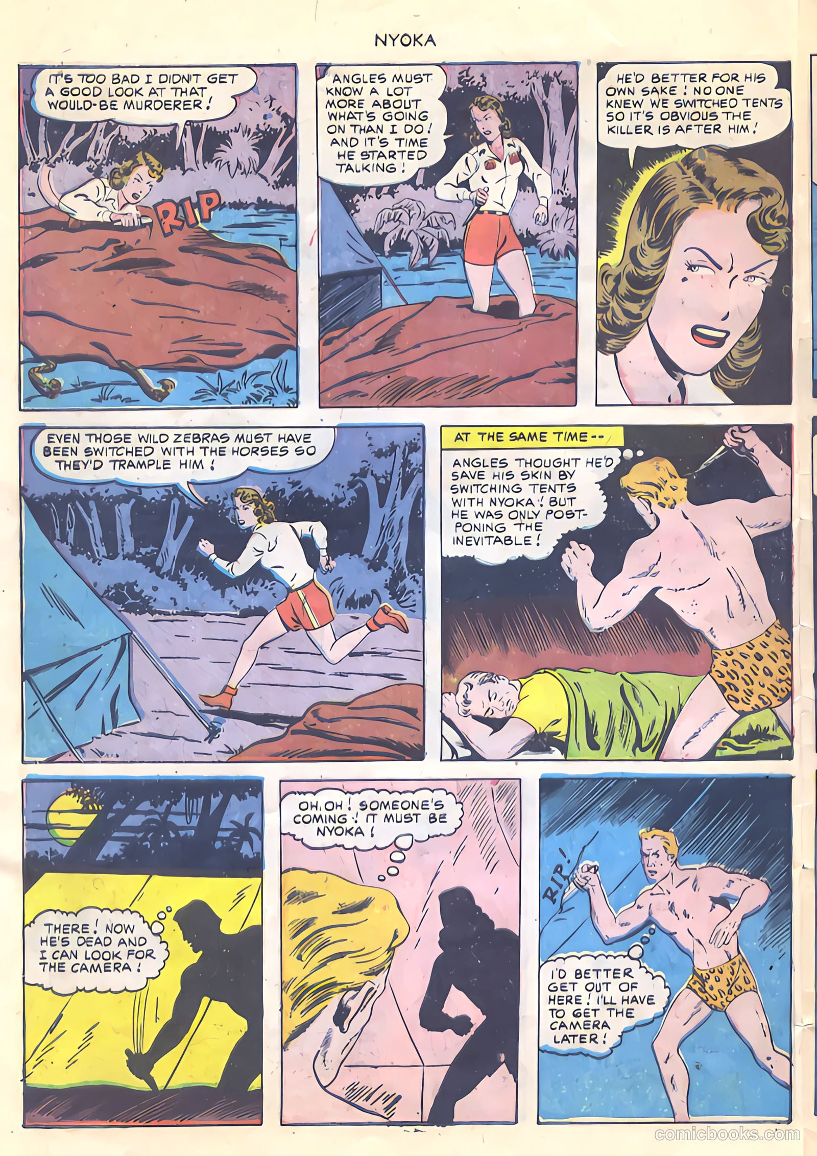 Nyoka the Jungle Girl #48 — page 30 of 36