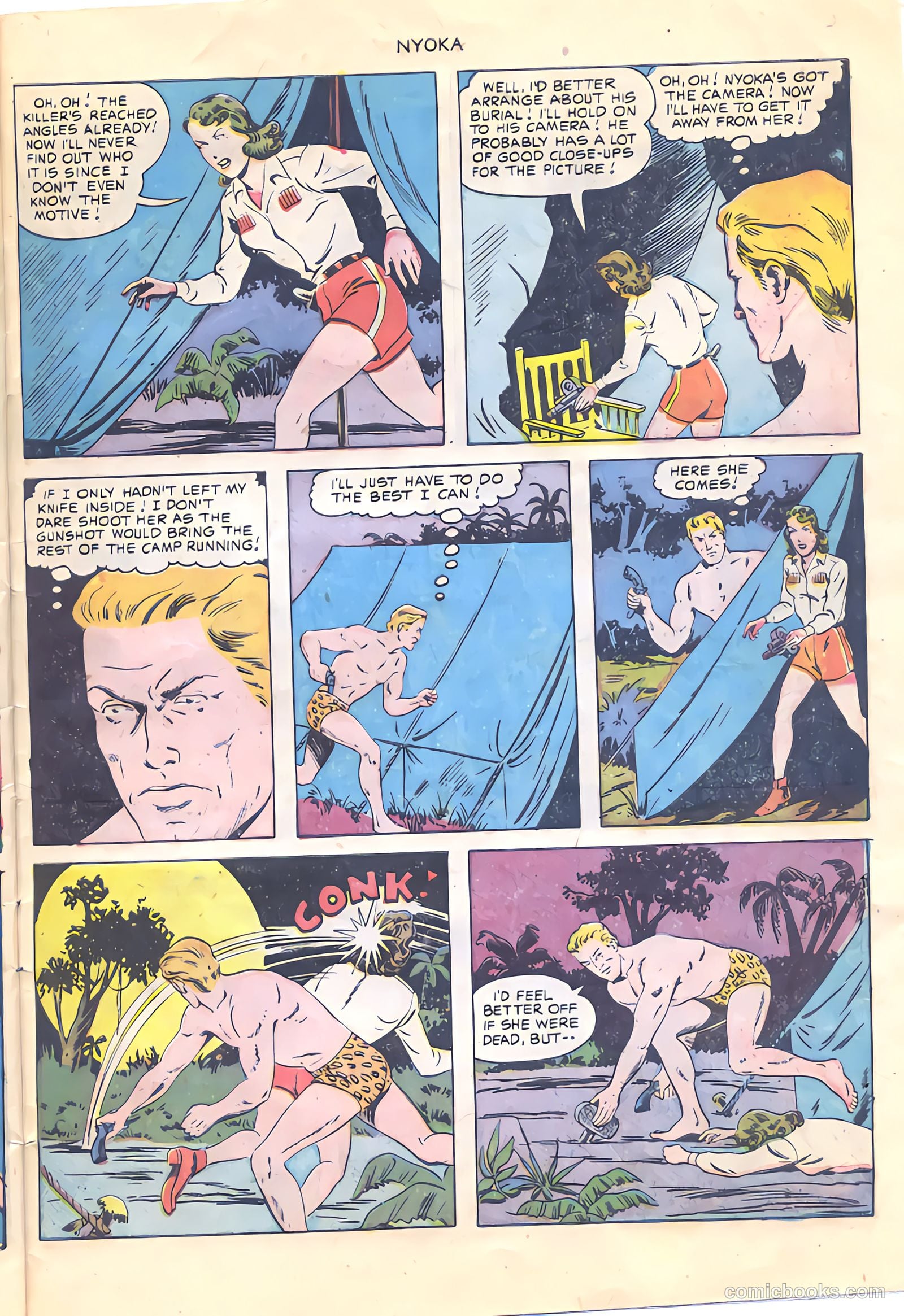 Nyoka the Jungle Girl #48 — page 31 of 36