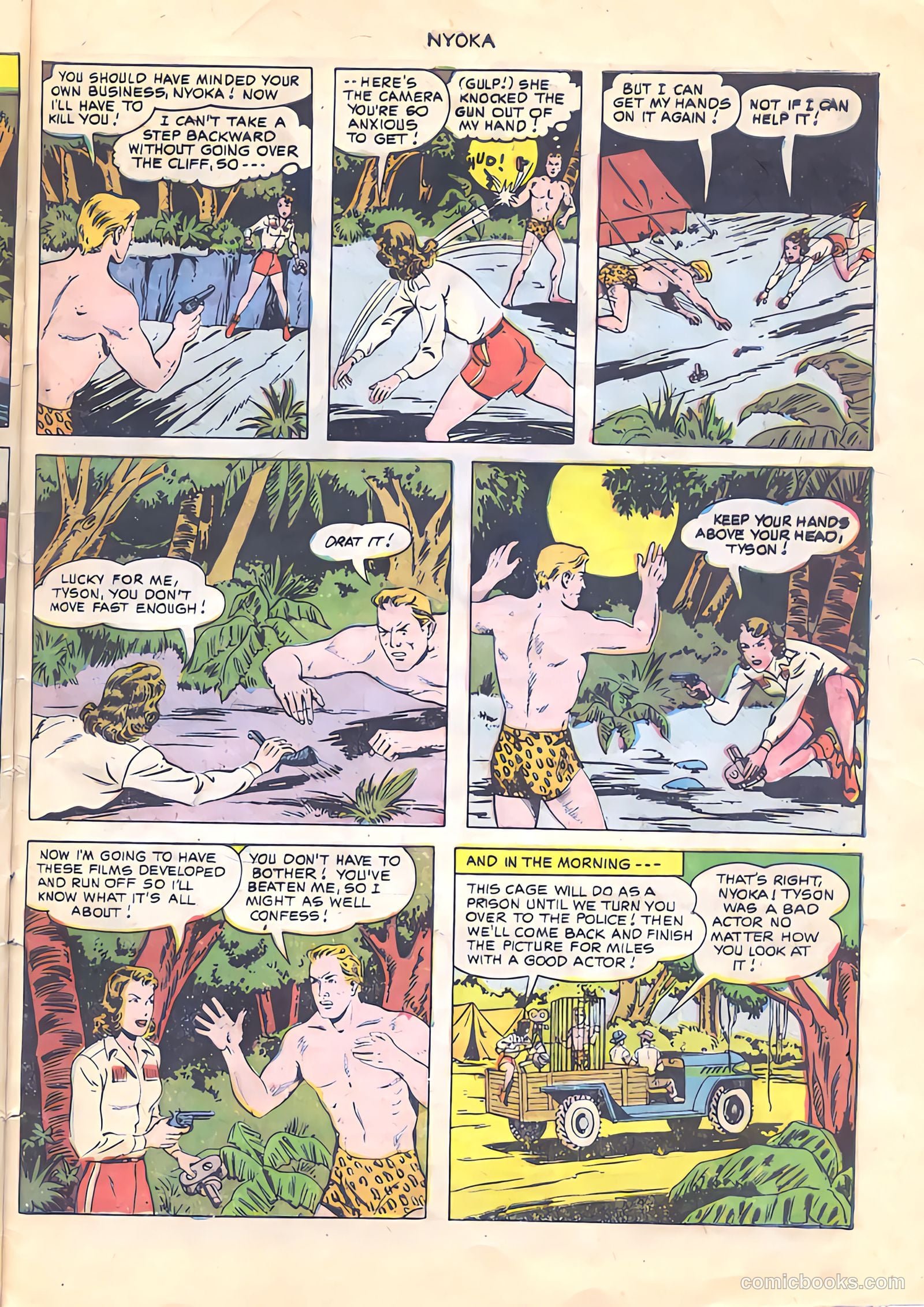 Nyoka the Jungle Girl #48 — page 33 of 36