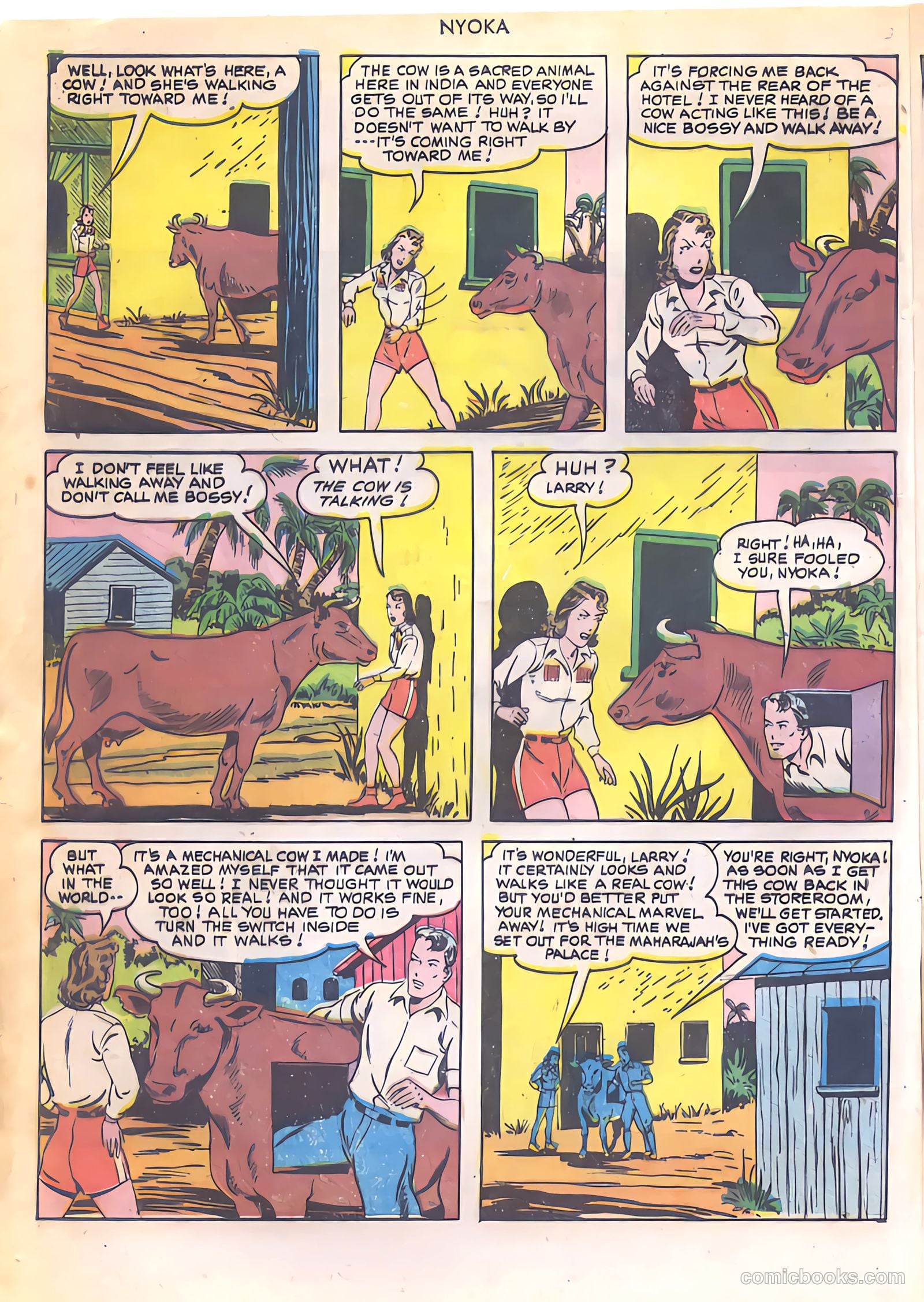Nyoka the Jungle Girl #49 — page 4 of 52