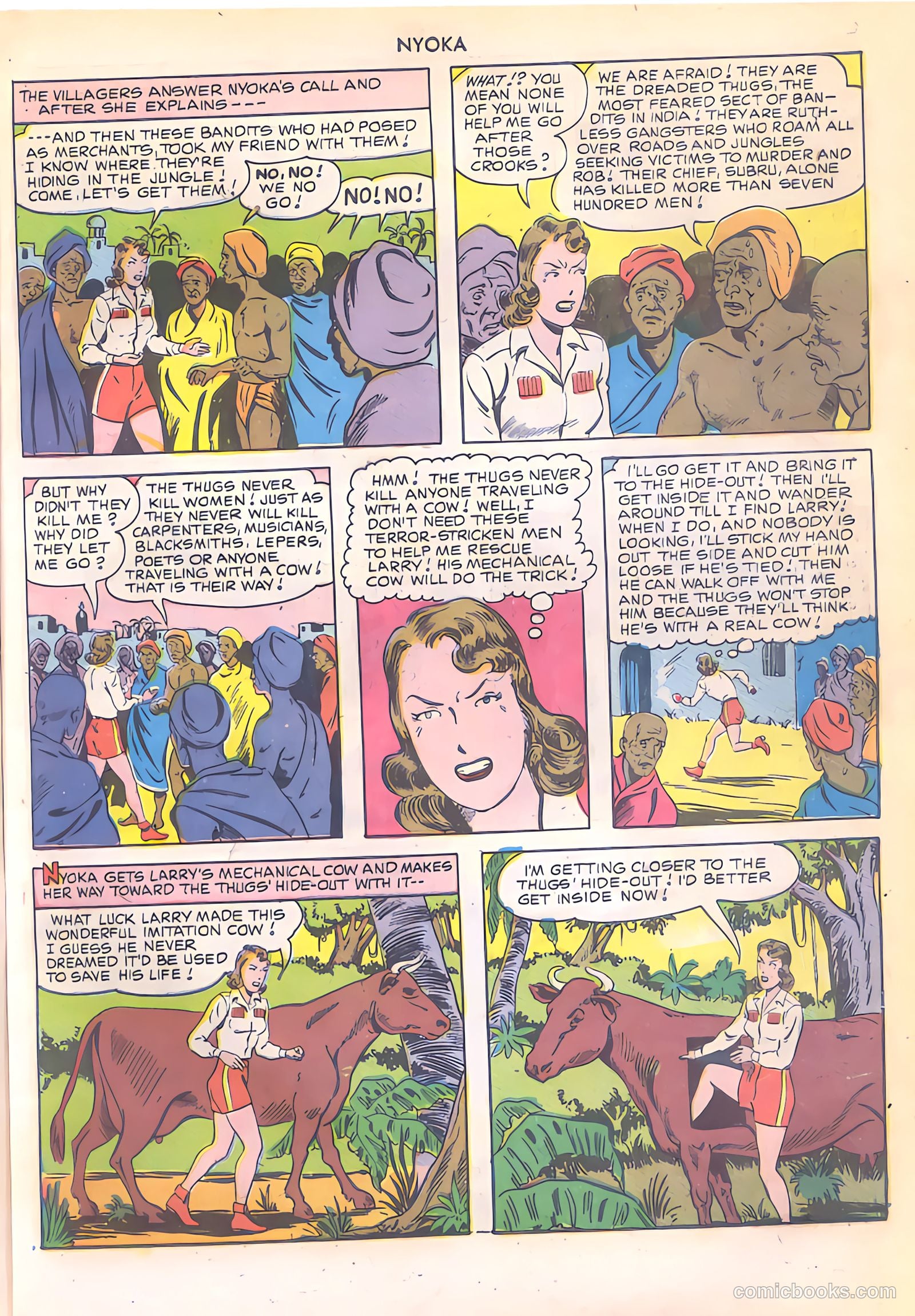 Nyoka the Jungle Girl #49 — page 7 of 52