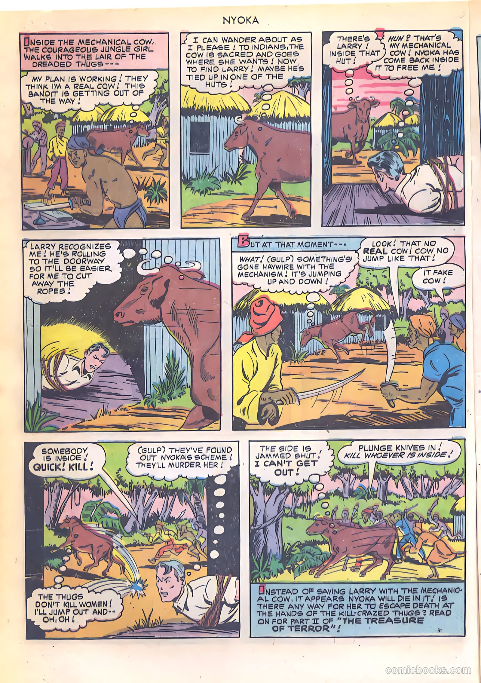 Nyoka the Jungle Girl #49 — page 8 of 52