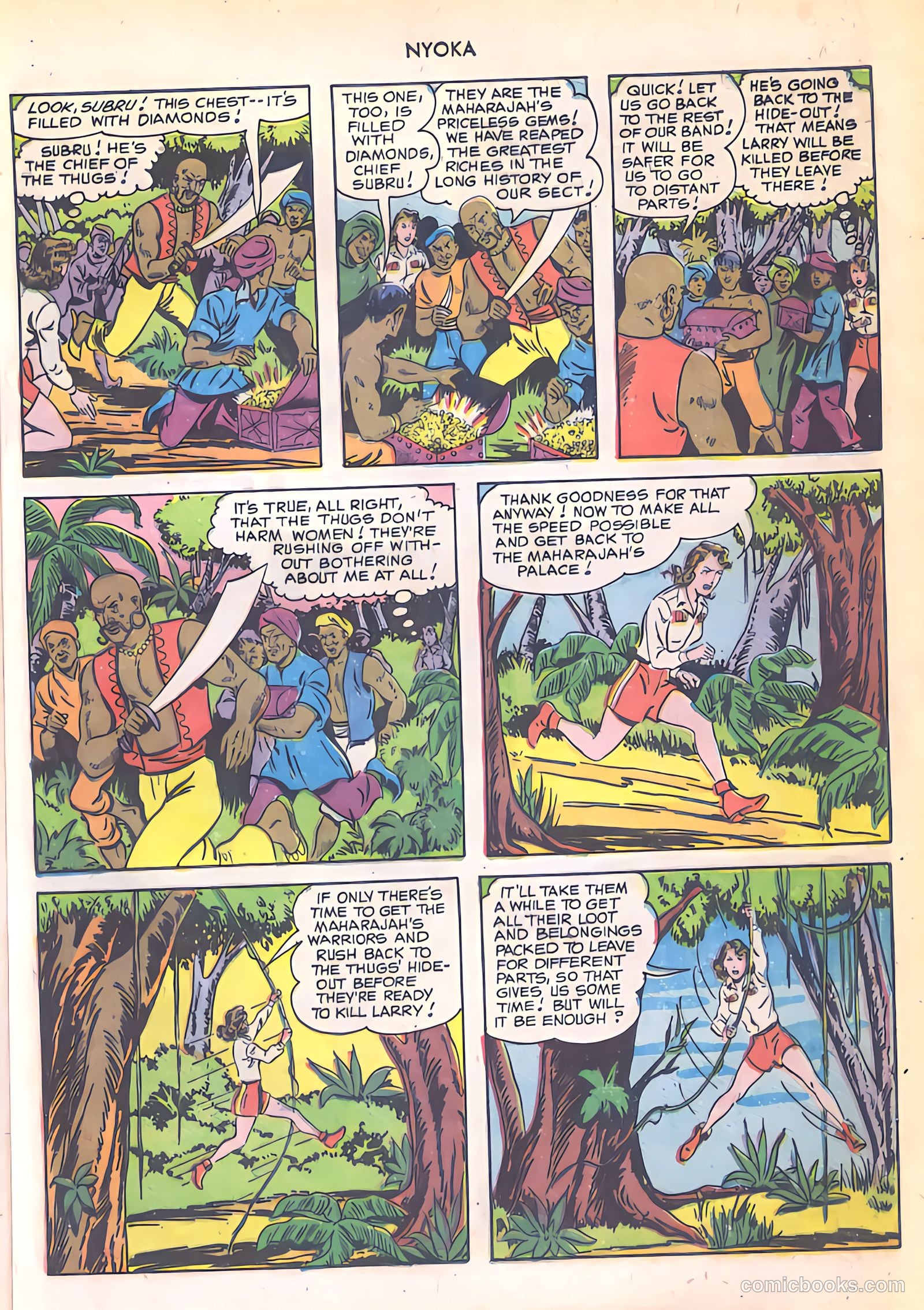 Nyoka the Jungle Girl #49 — page 17 of 52