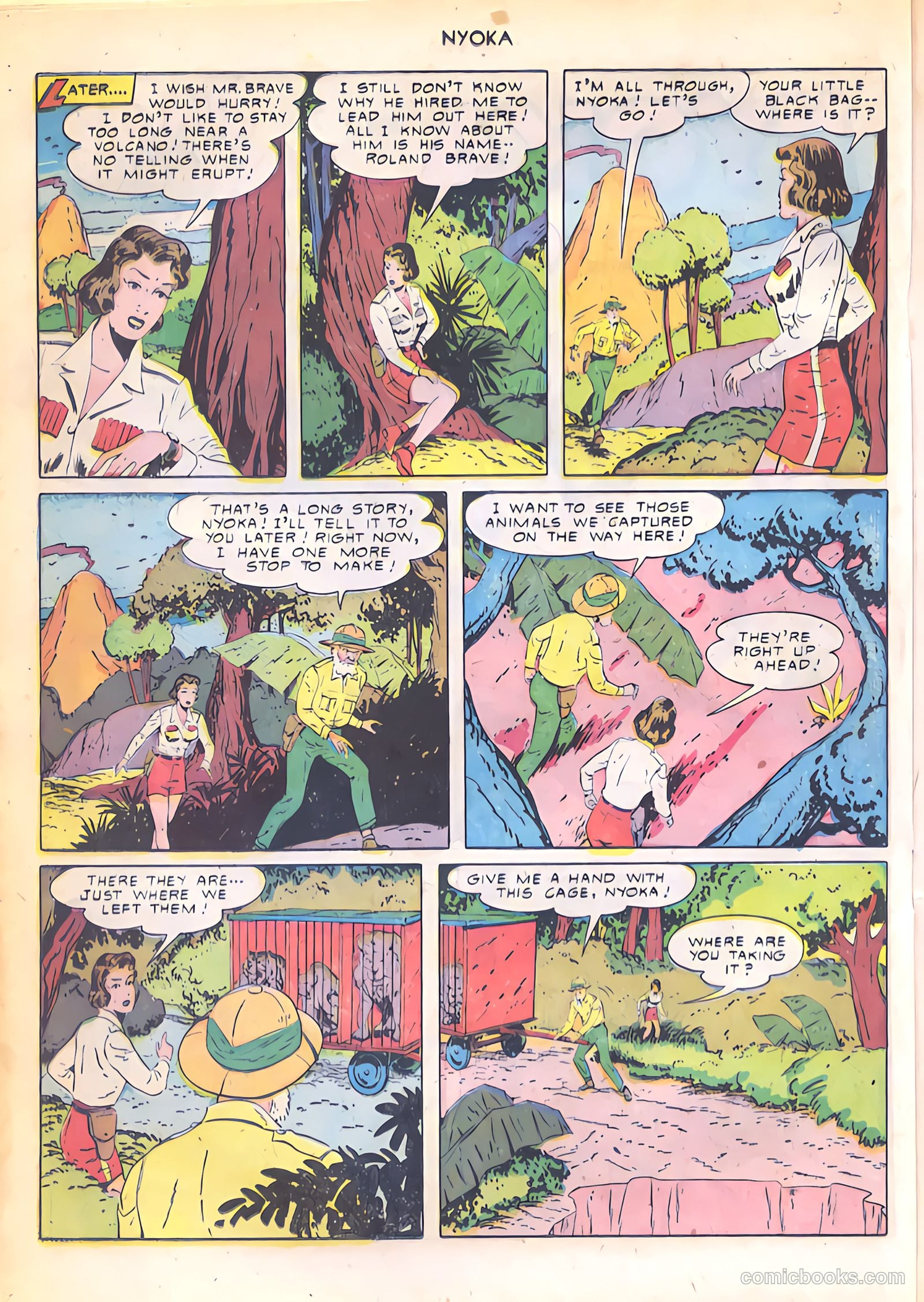 Nyoka the Jungle Girl #49 — page 28 of 52