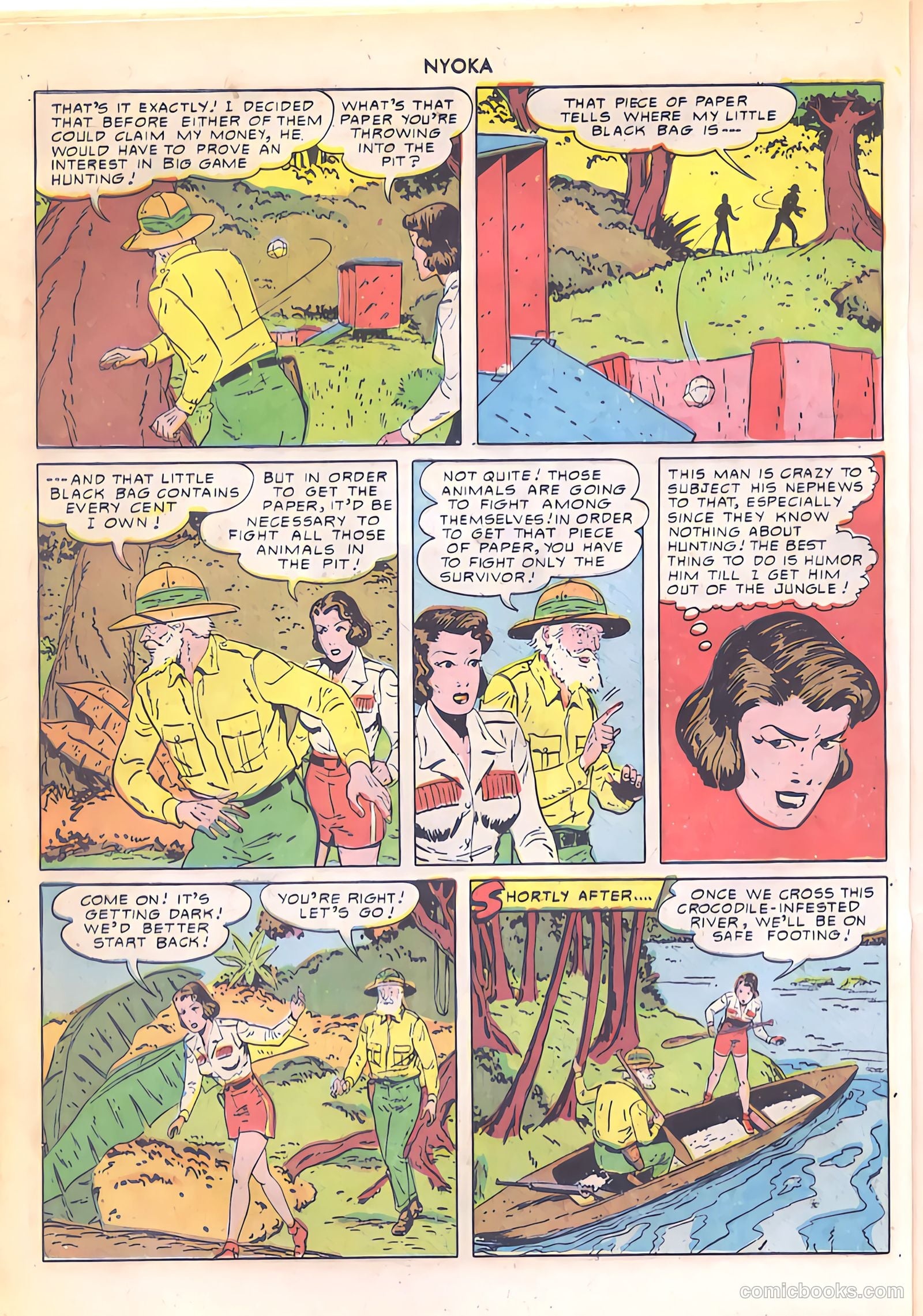 Nyoka the Jungle Girl #49 — page 30 of 52