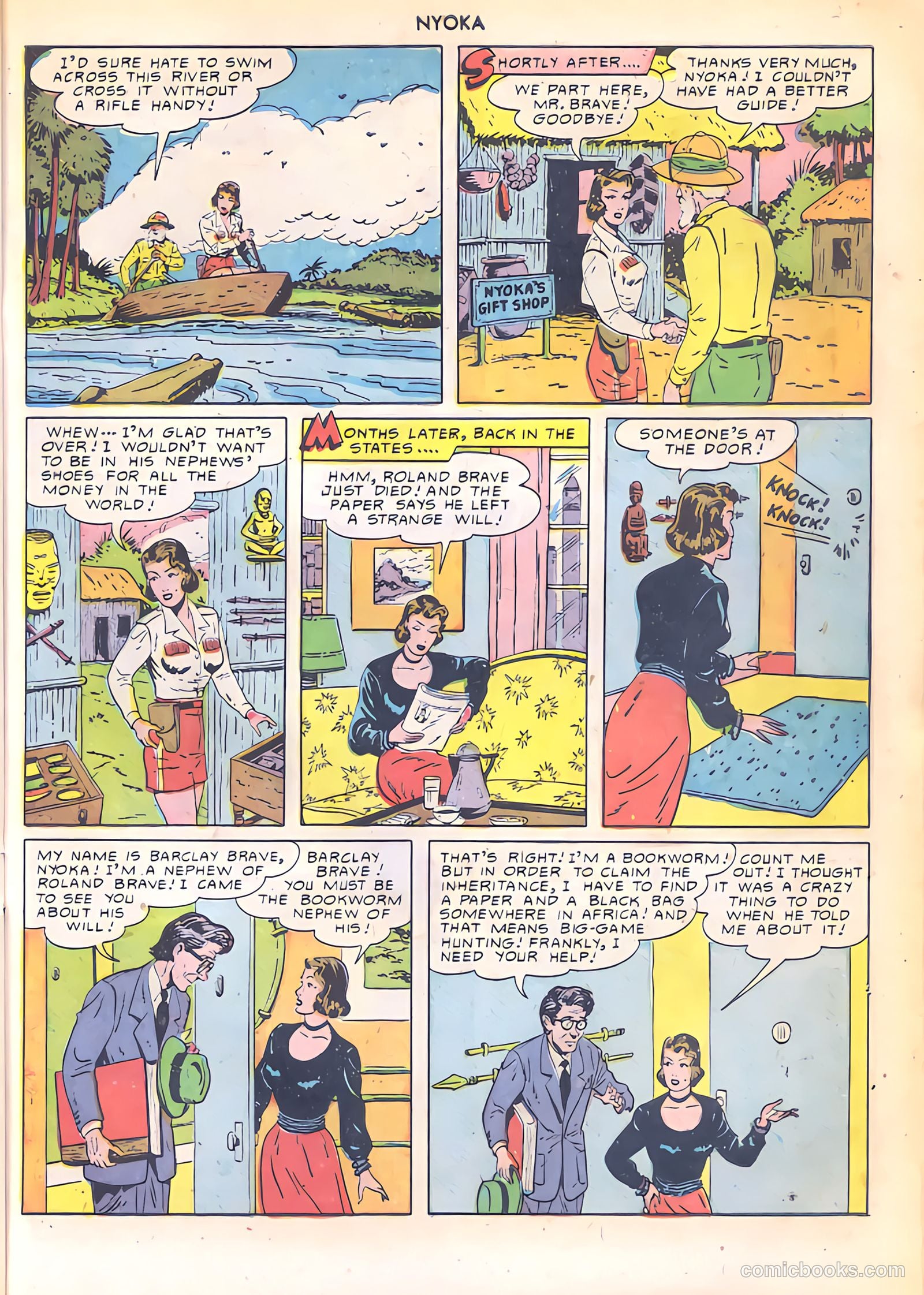 Nyoka the Jungle Girl #49 — page 31 of 52