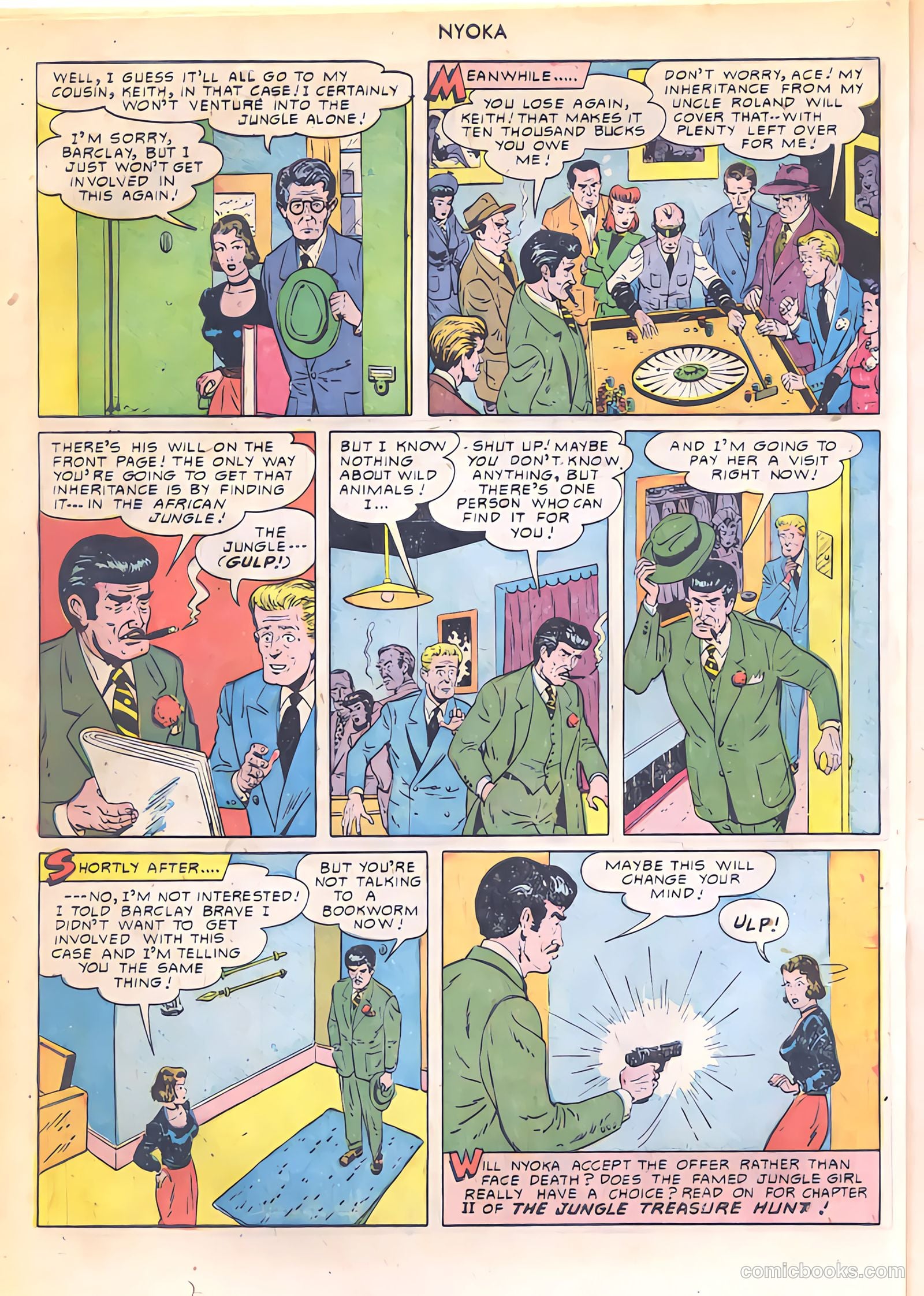 Nyoka the Jungle Girl #49 — page 32 of 52