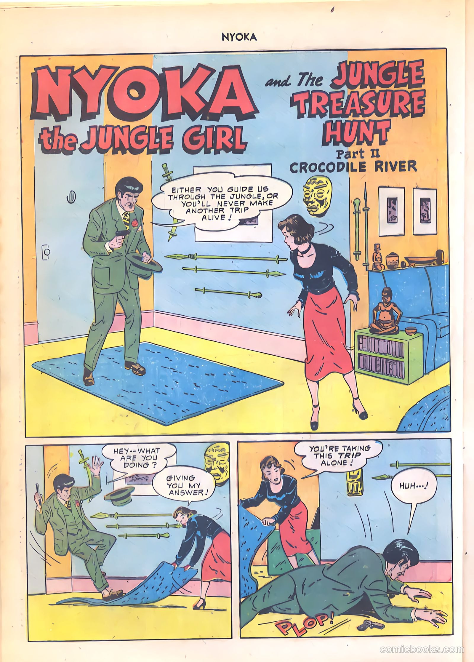 Nyoka the Jungle Girl #49 — page 36 of 52