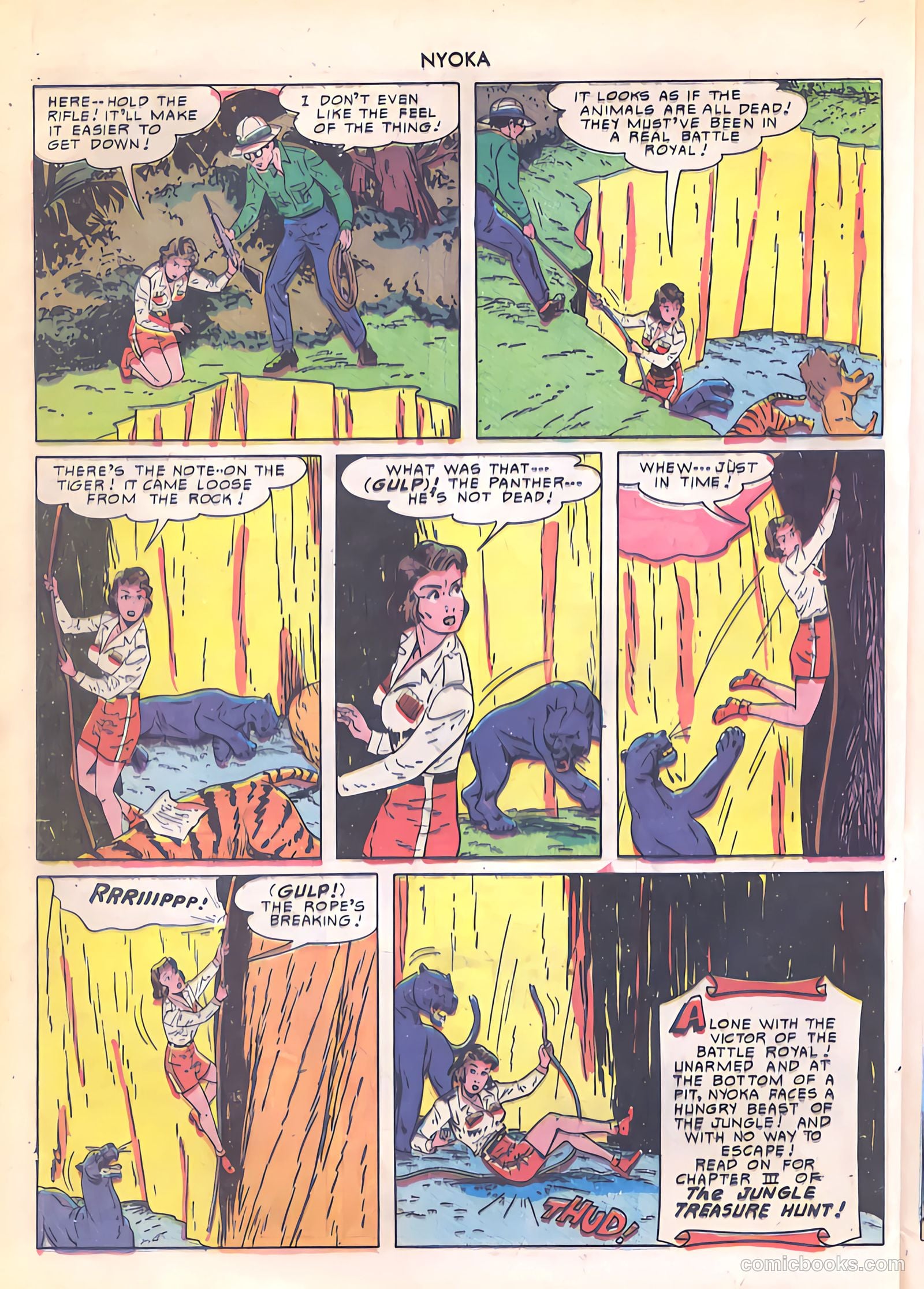Nyoka the Jungle Girl #49 — page 40 of 52