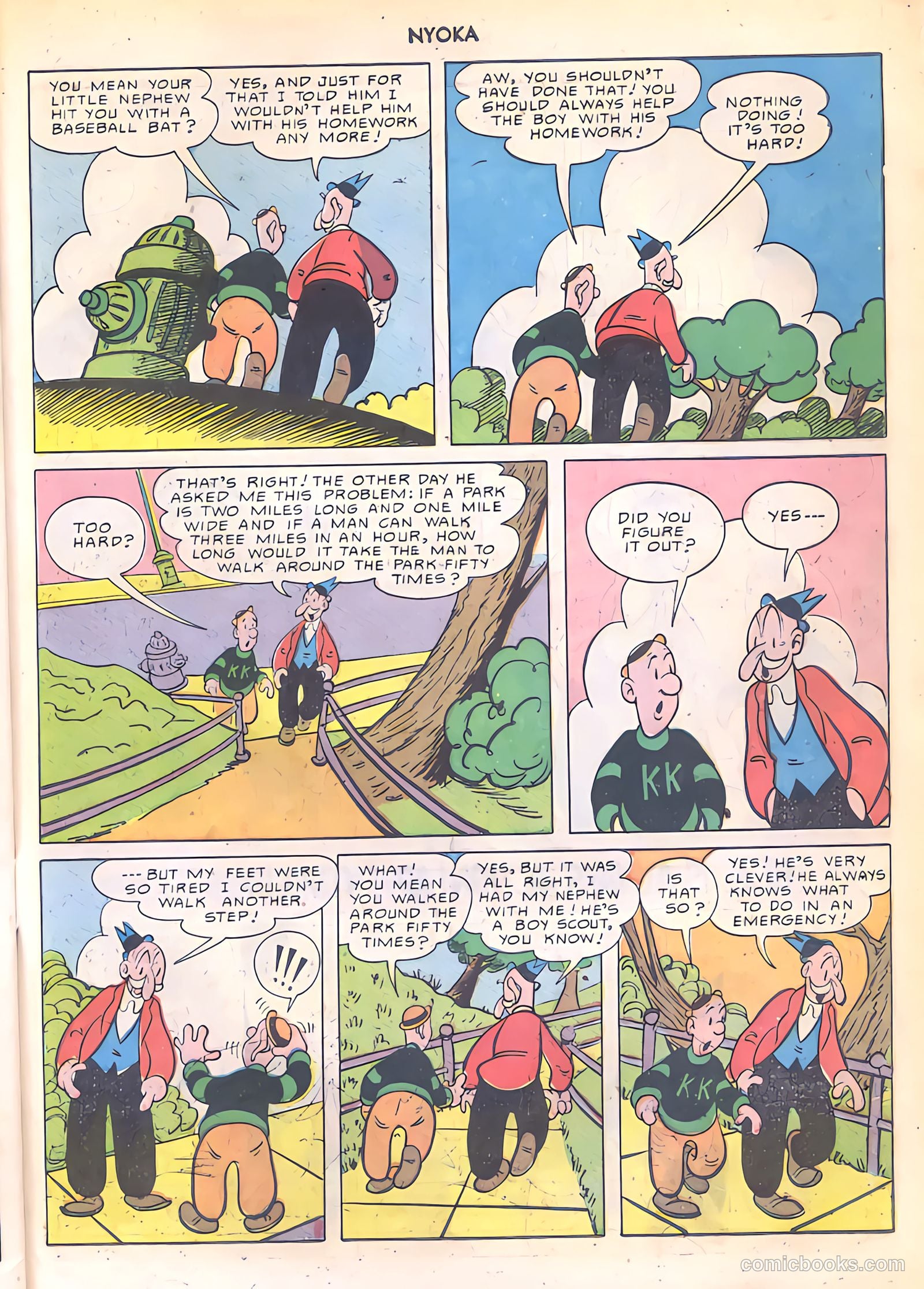 Nyoka the Jungle Girl #49 — page 43 of 52