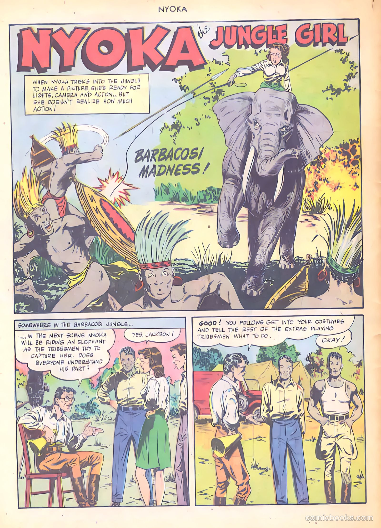 Nyoka the Jungle Girl #5 — page 4 of 52