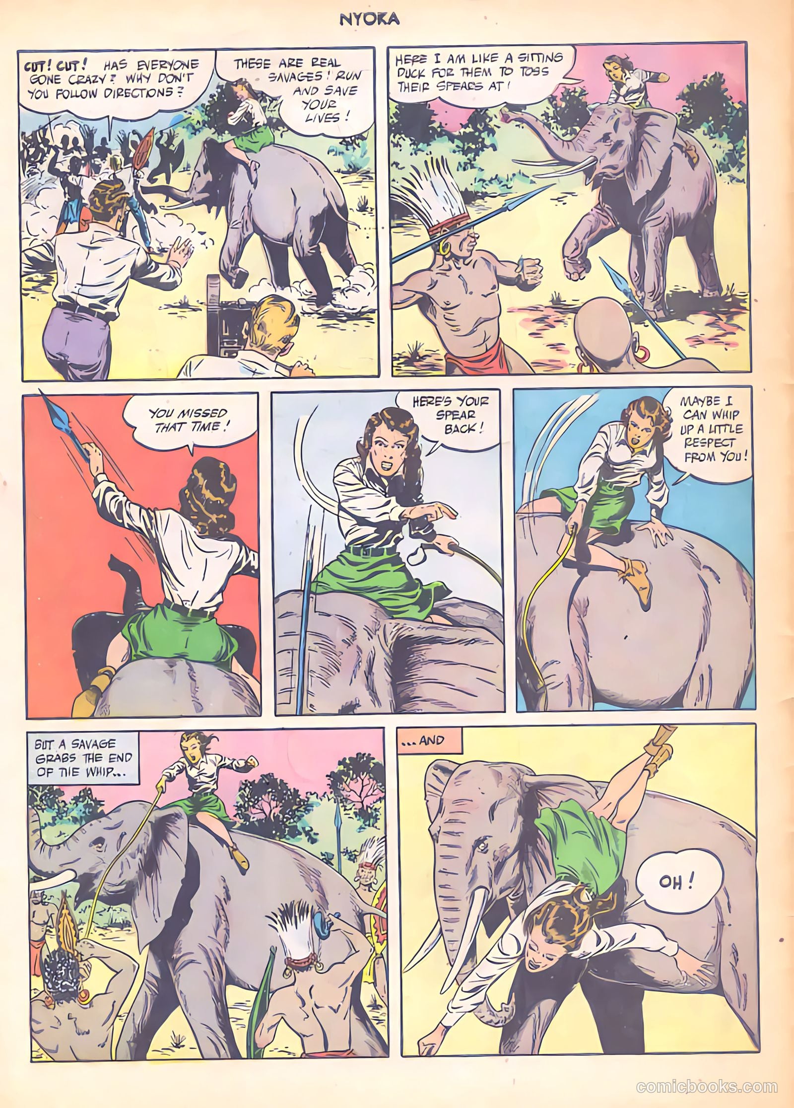 Nyoka the Jungle Girl #5 — page 6 of 52