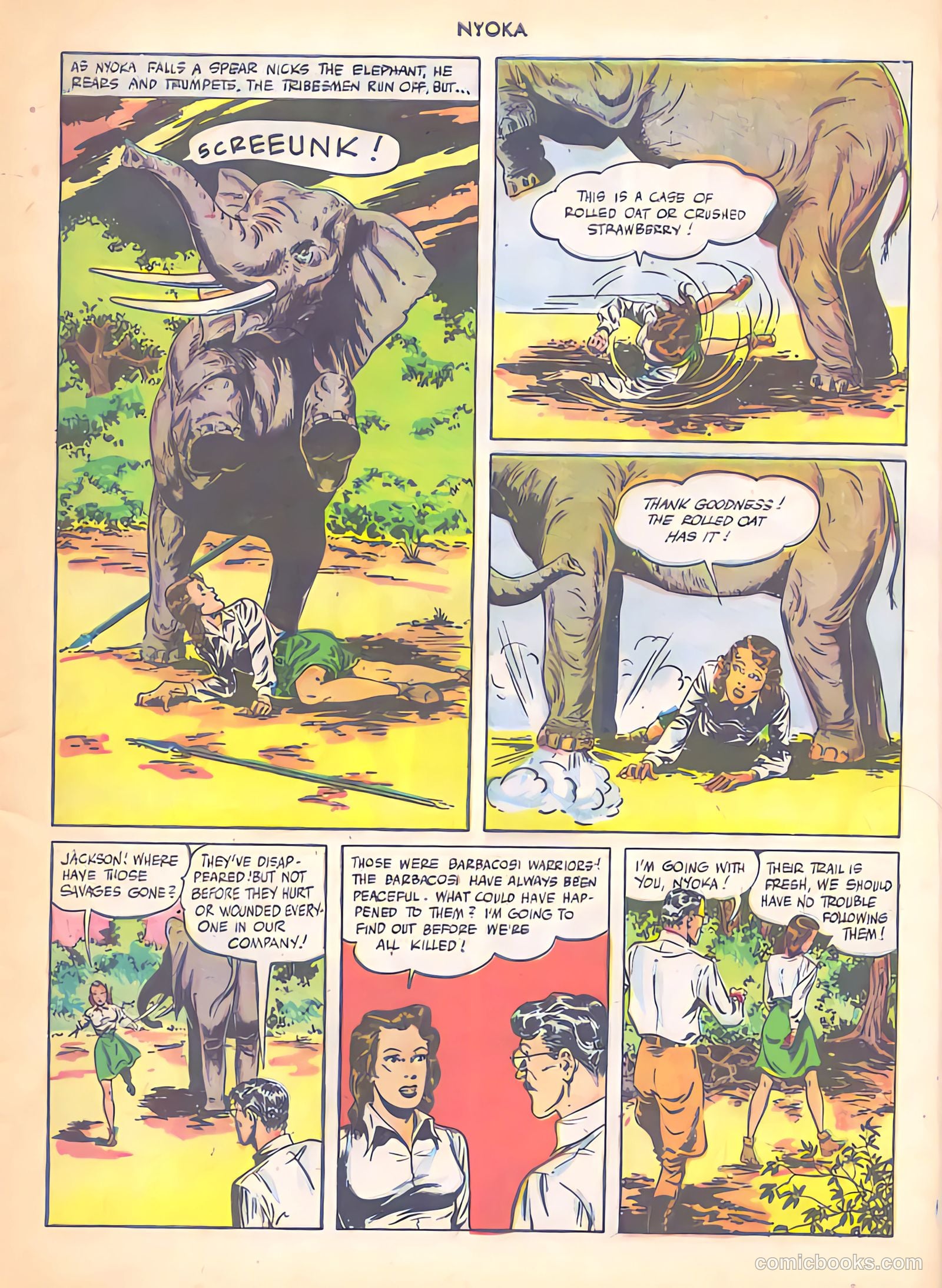 Nyoka the Jungle Girl #5 — page 7 of 52