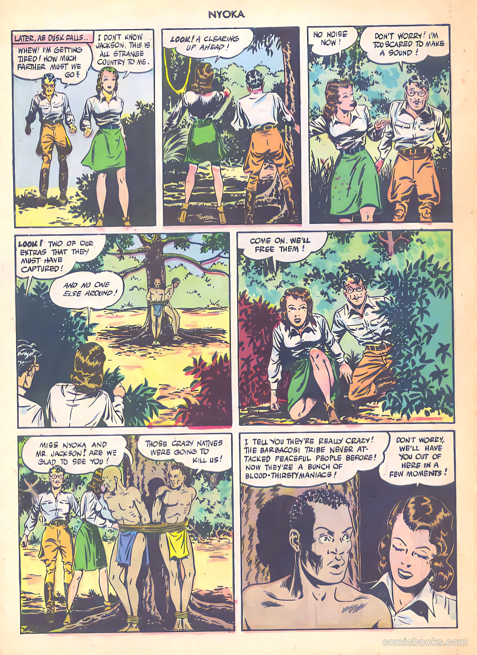 Nyoka the Jungle Girl #5 — page 8 of 52