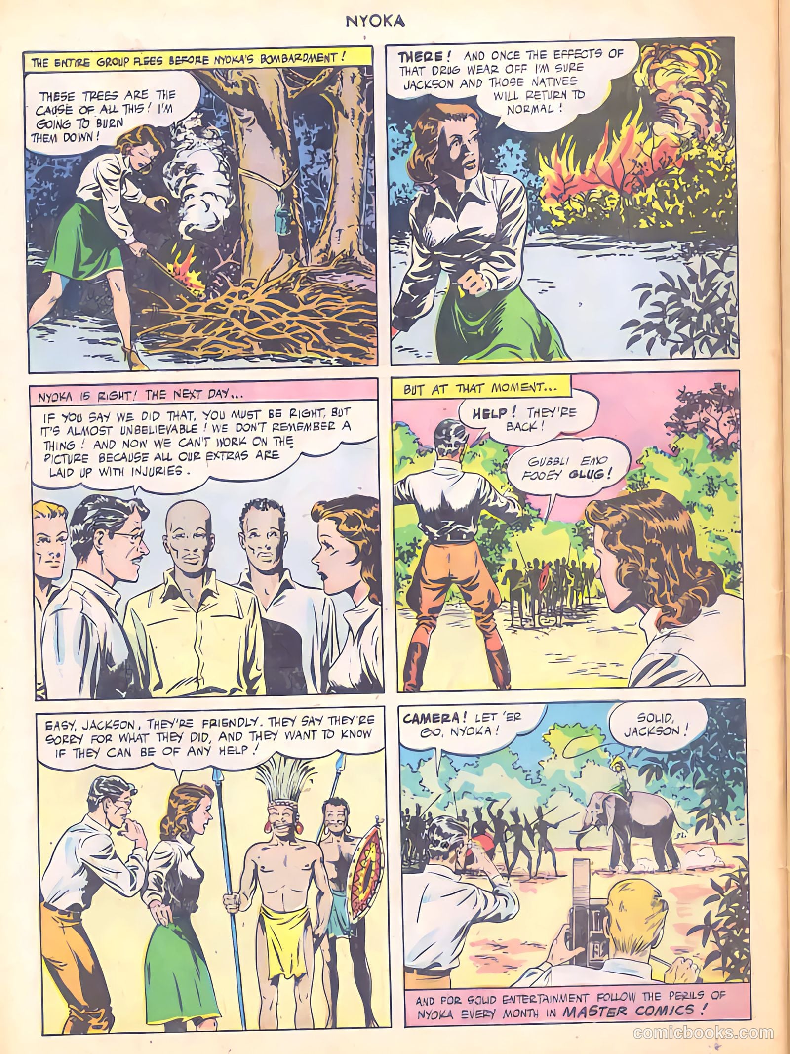 Nyoka the Jungle Girl #5 — page 12 of 52