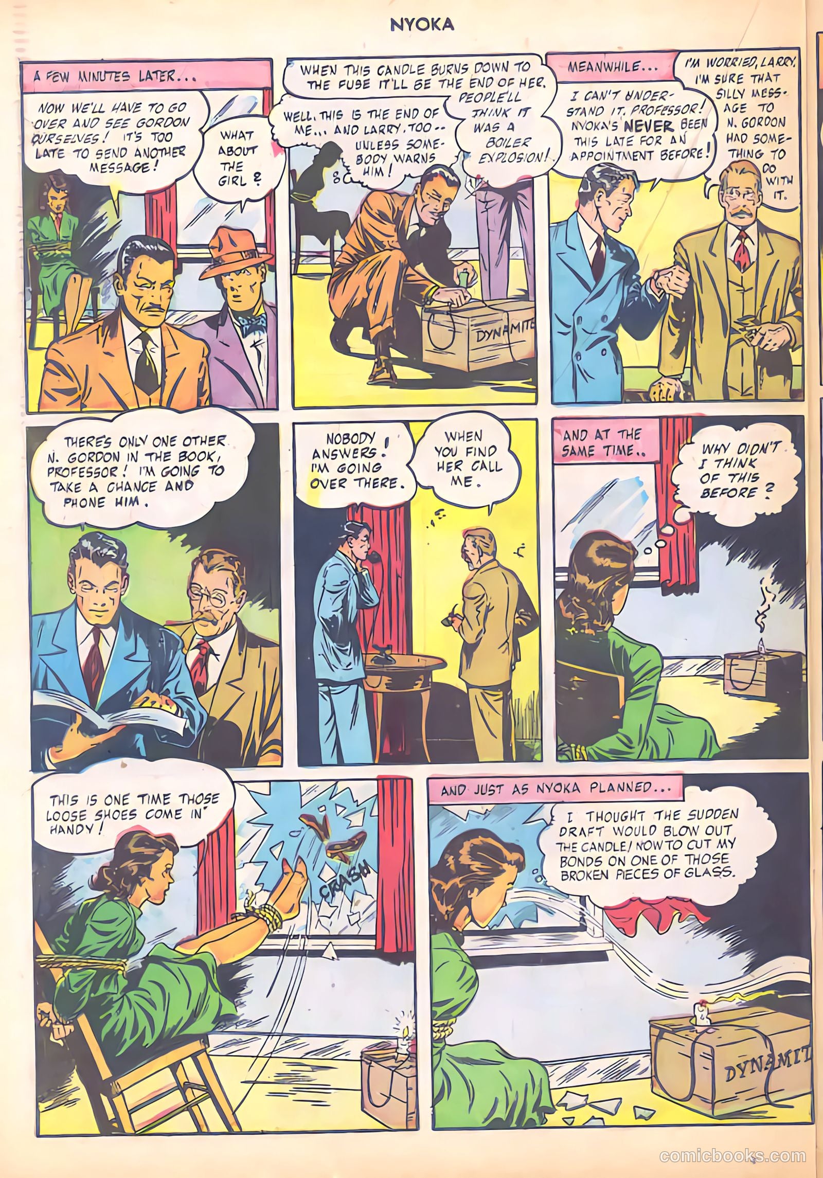 Nyoka the Jungle Girl #5 — page 32 of 52