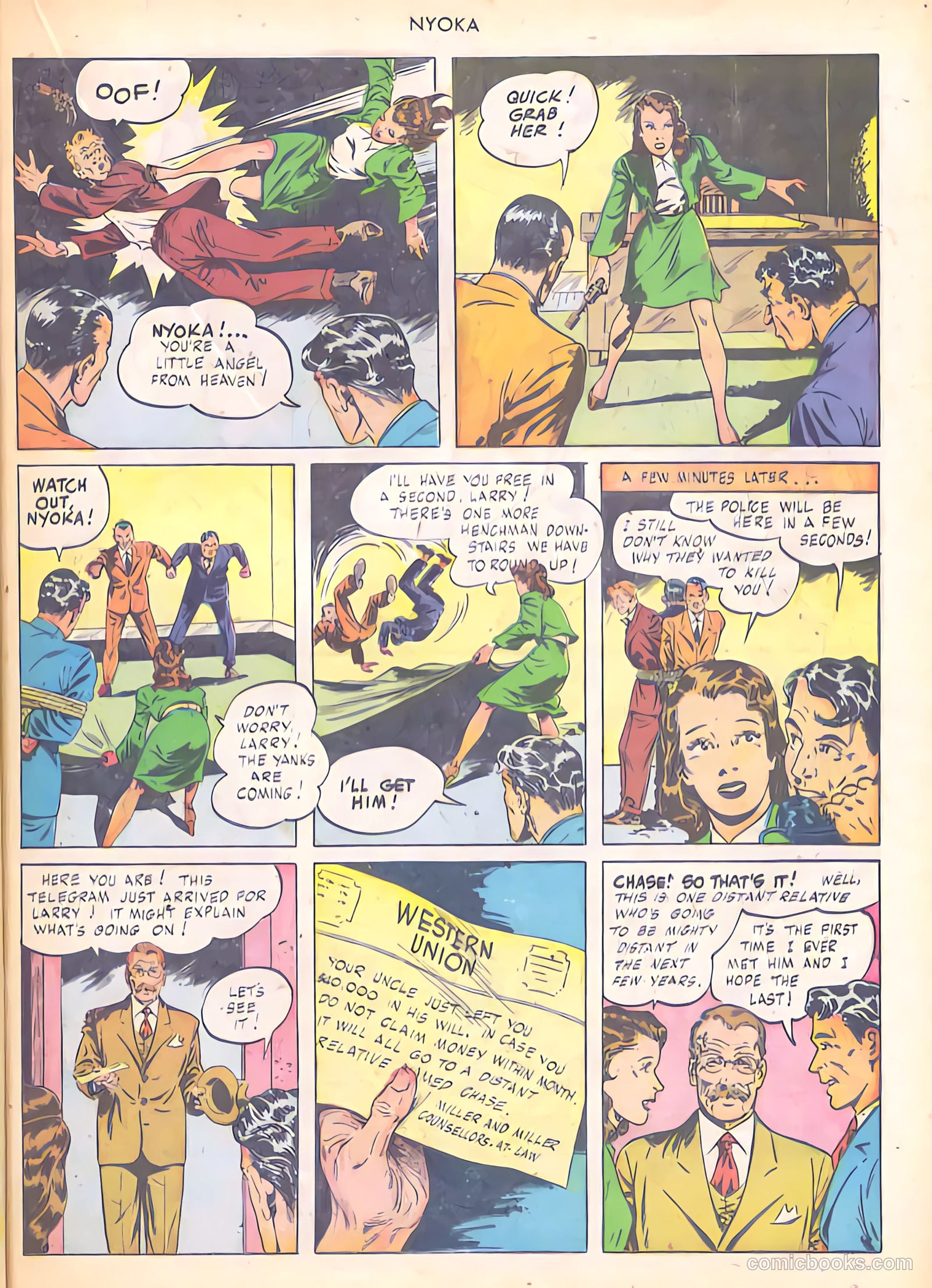 Nyoka the Jungle Girl #5 — page 35 of 52