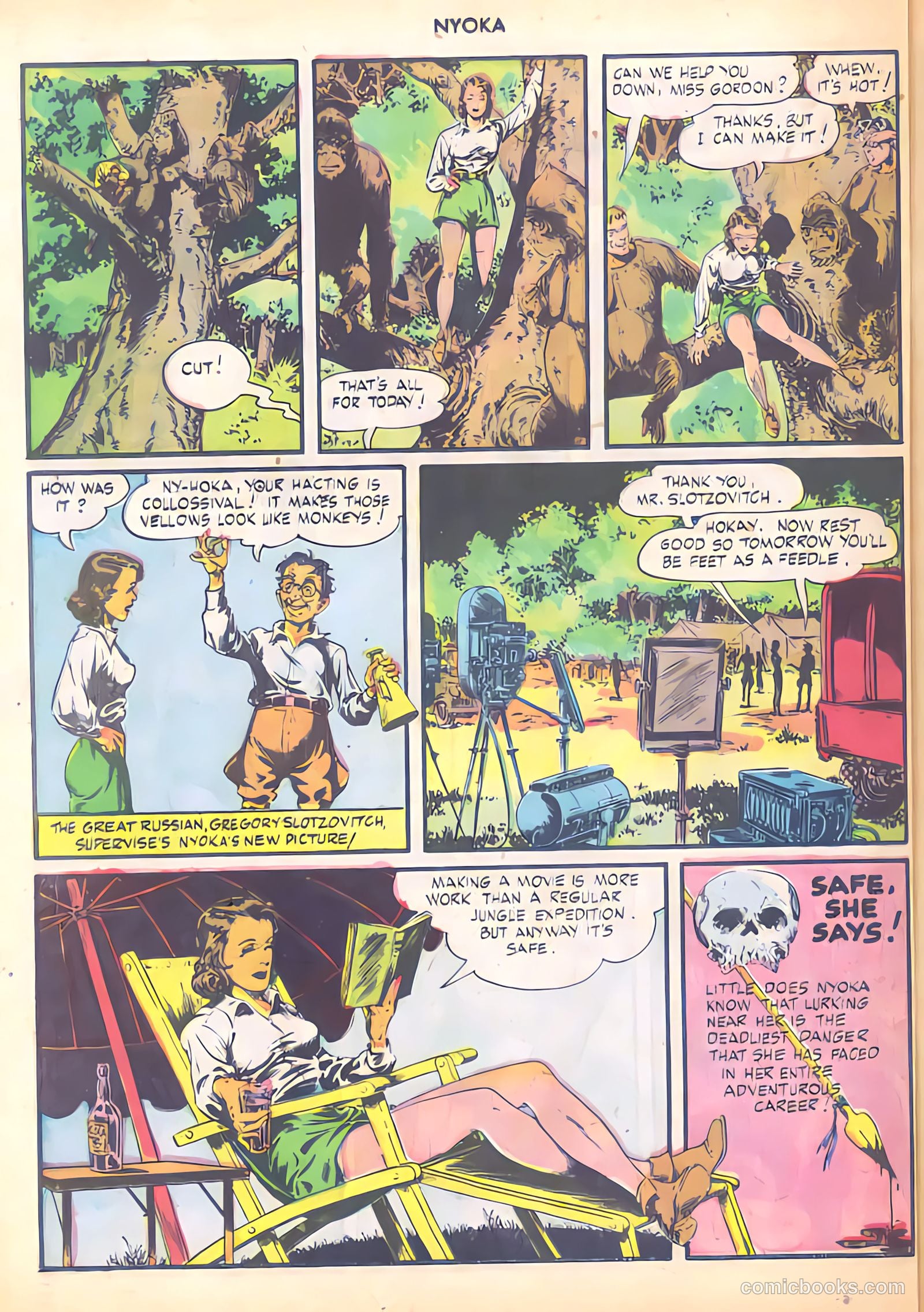 Nyoka the Jungle Girl #5 — page 38 of 52