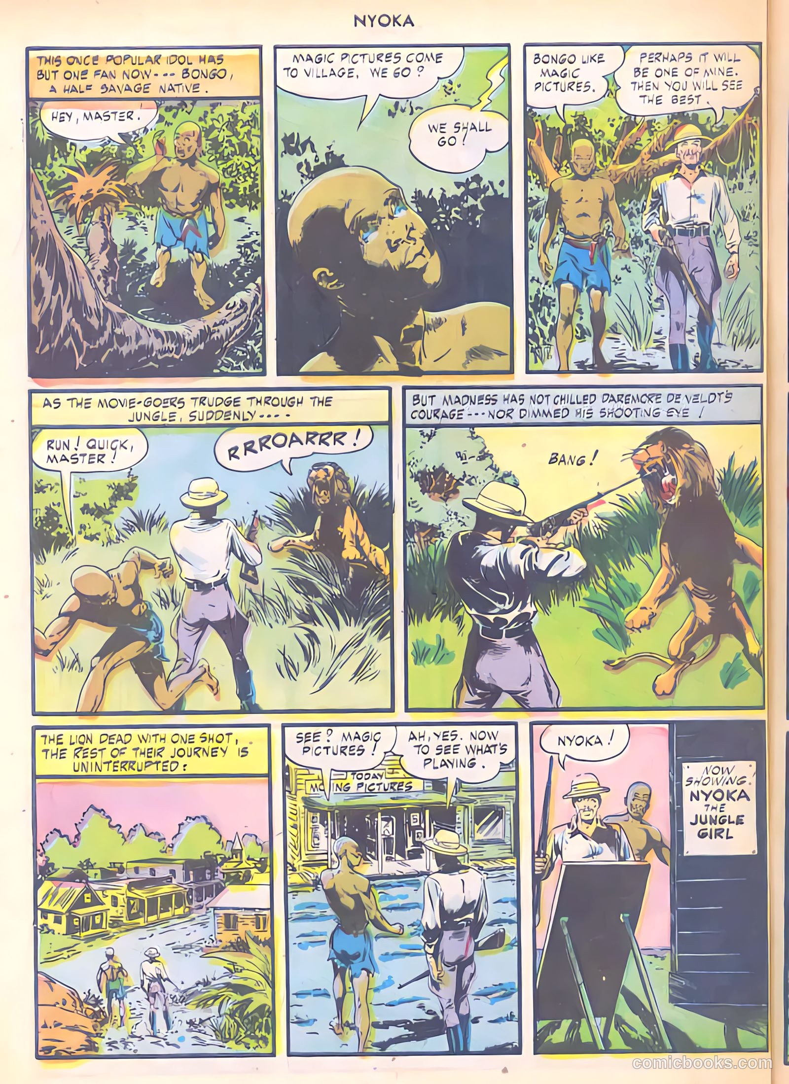 Nyoka the Jungle Girl #5 — page 40 of 52