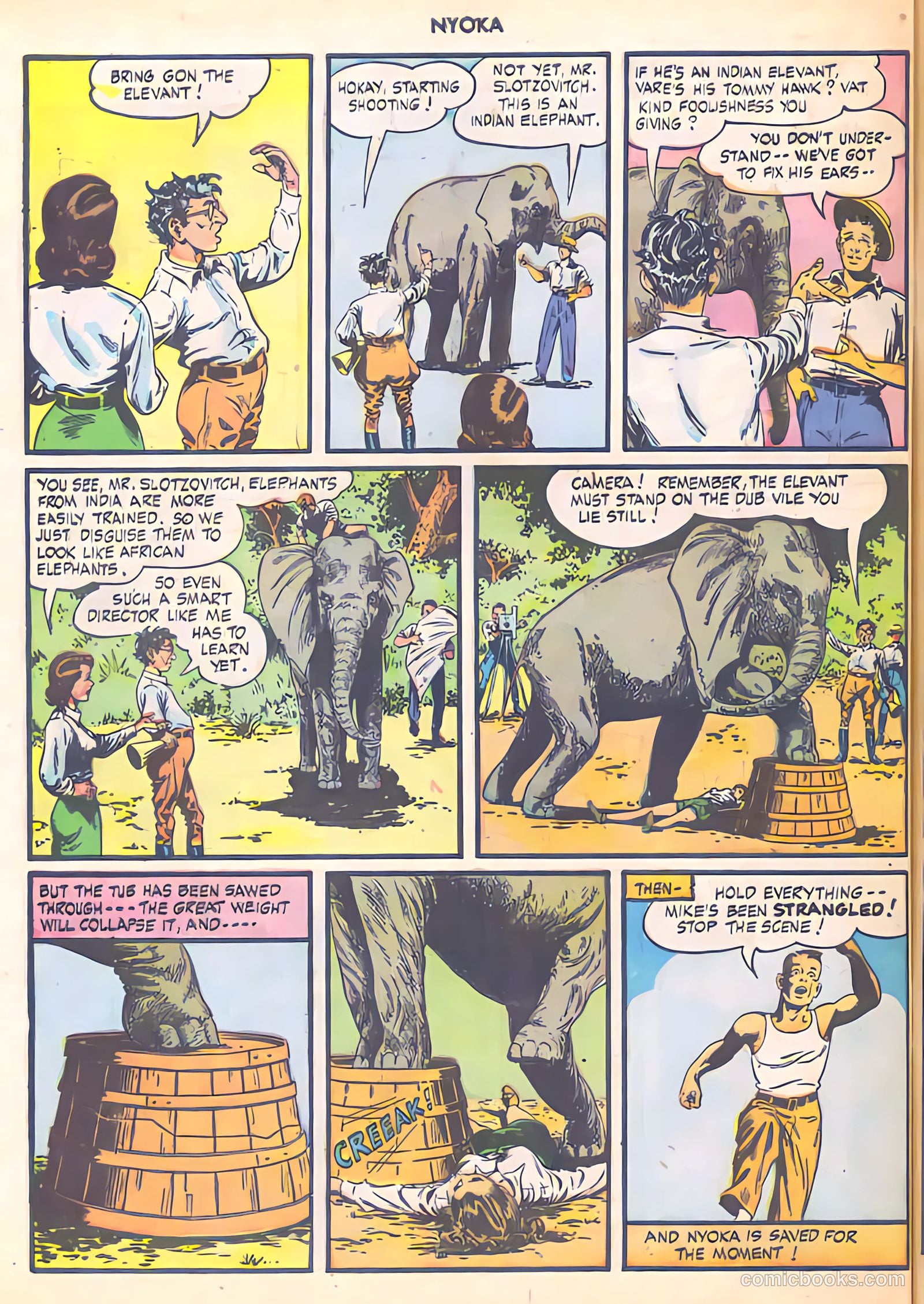 Nyoka the Jungle Girl #5 — page 44 of 52
