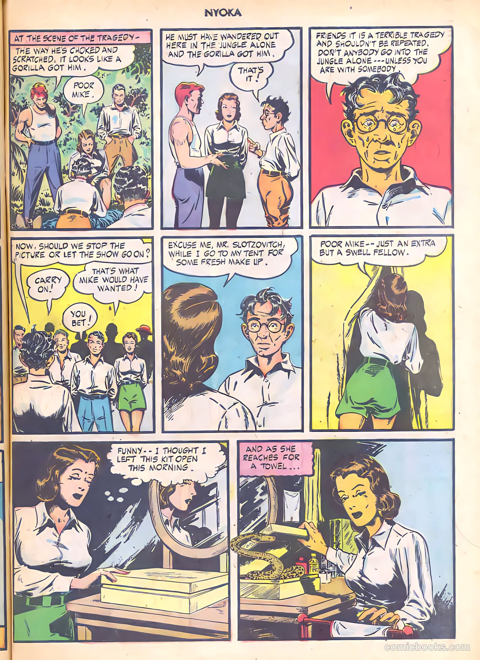 Nyoka the Jungle Girl #5 — page 45 of 52