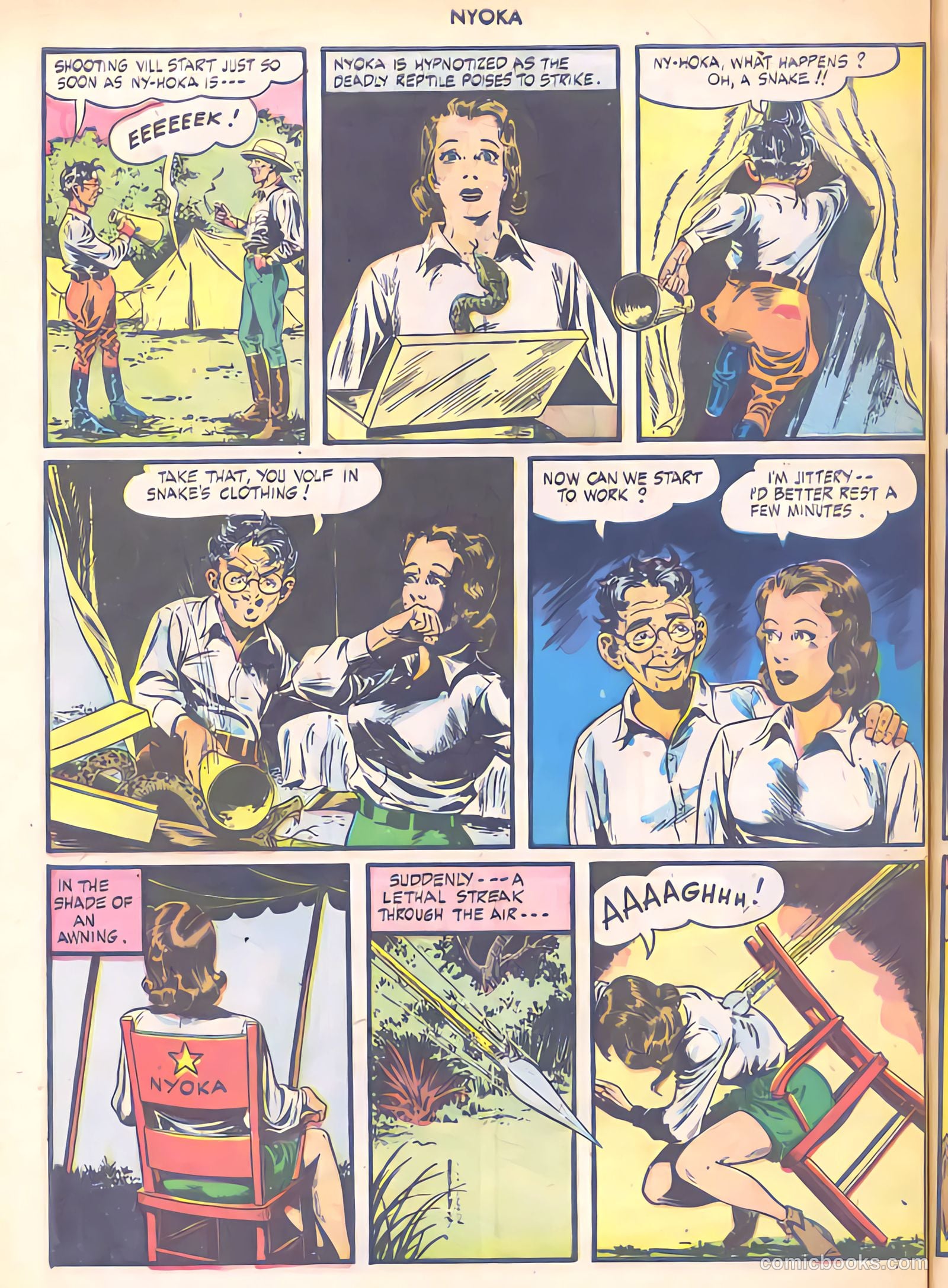 Nyoka the Jungle Girl #5 — page 46 of 52