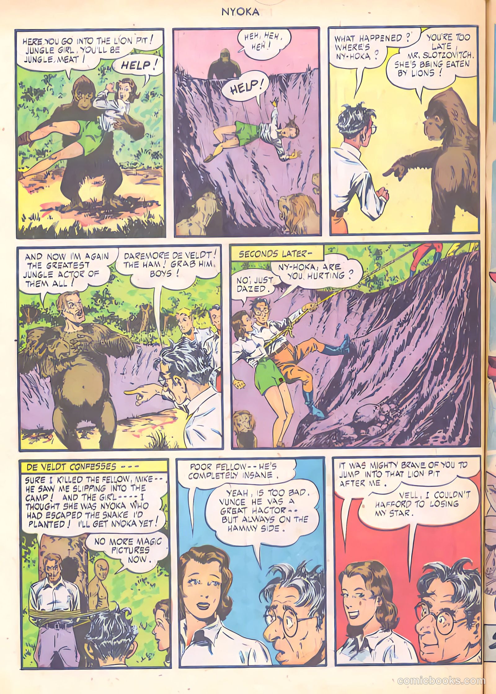 Nyoka the Jungle Girl #5 — page 48 of 52