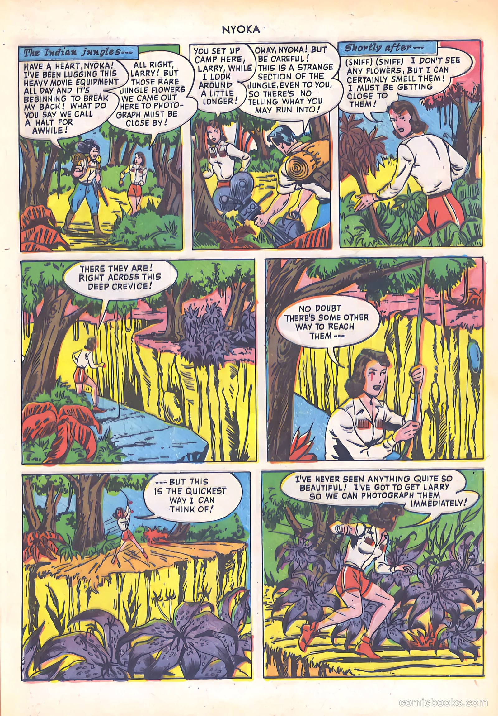 Nyoka the Jungle Girl #50 — page 5 of 52