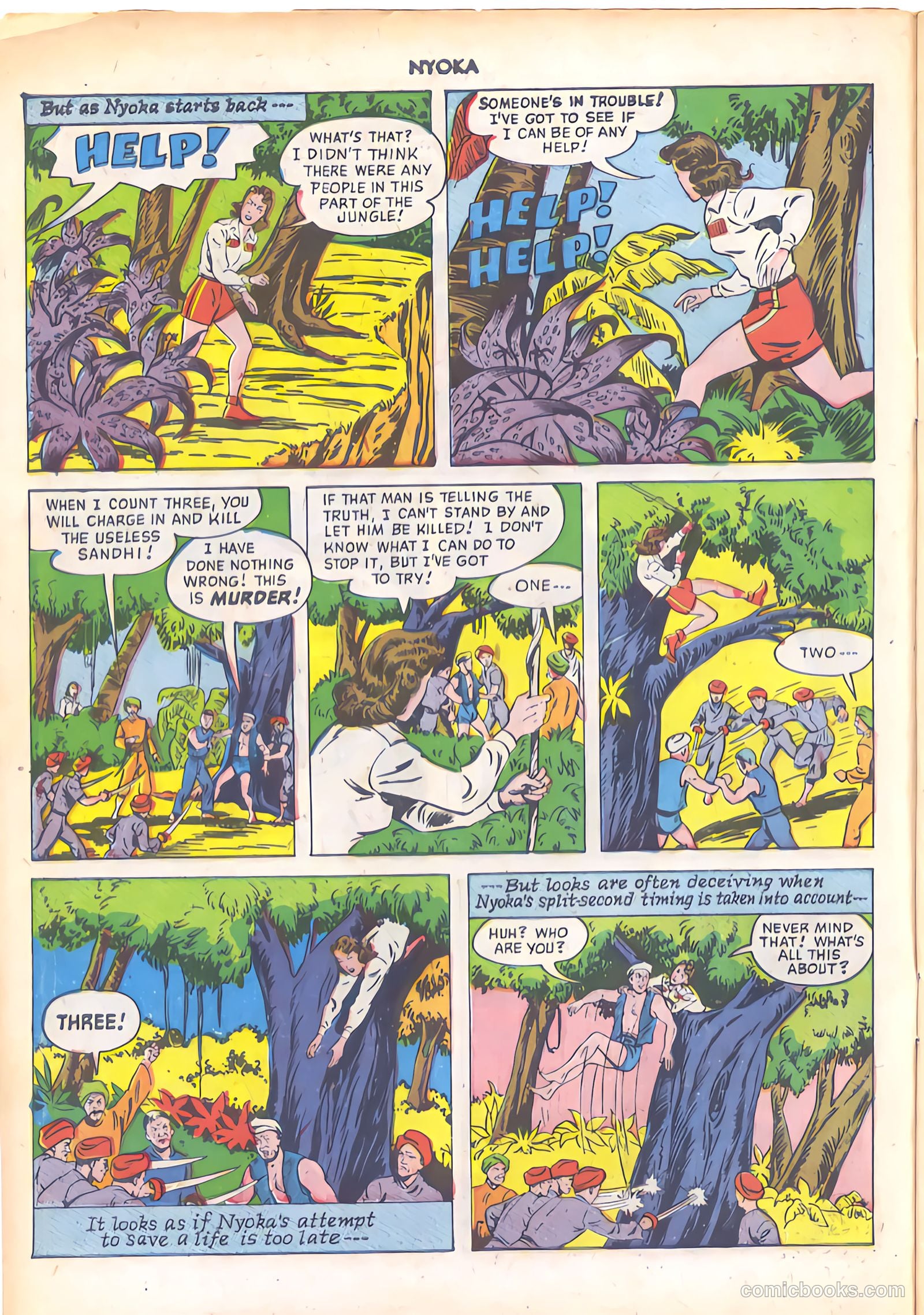 Nyoka the Jungle Girl #50 — page 6 of 52