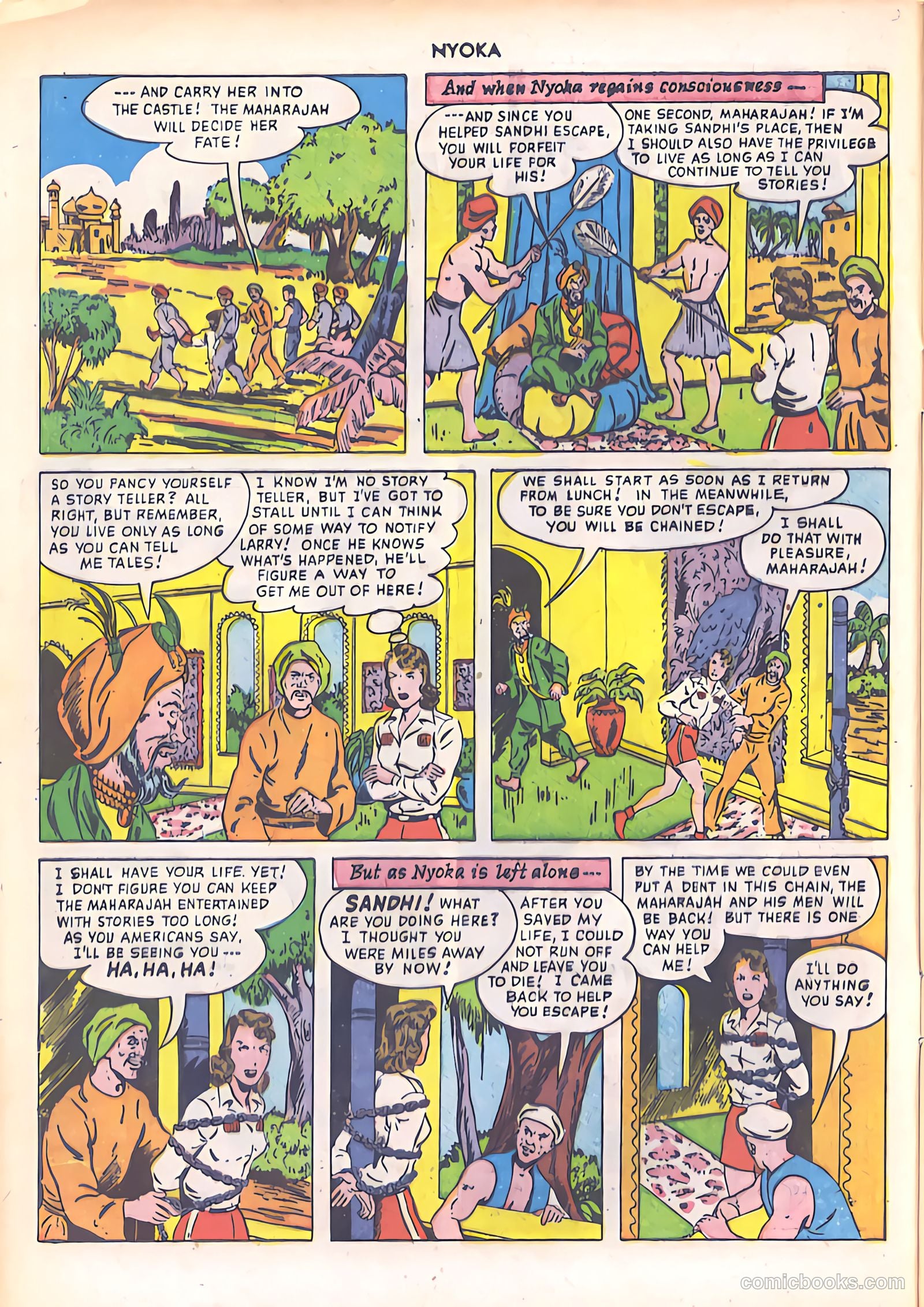Nyoka the Jungle Girl #50 — page 8 of 52