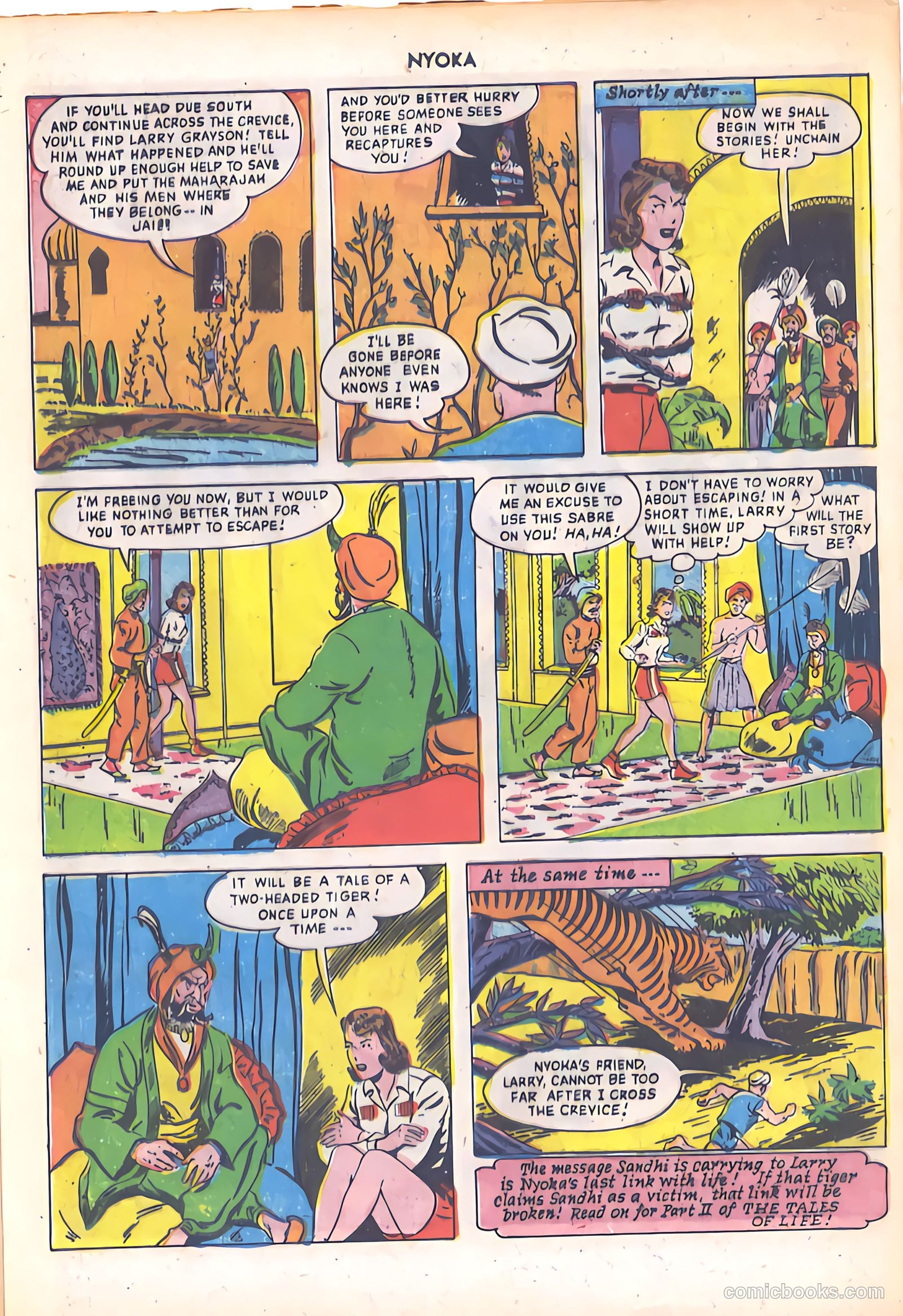 Nyoka the Jungle Girl #50 — page 9 of 52