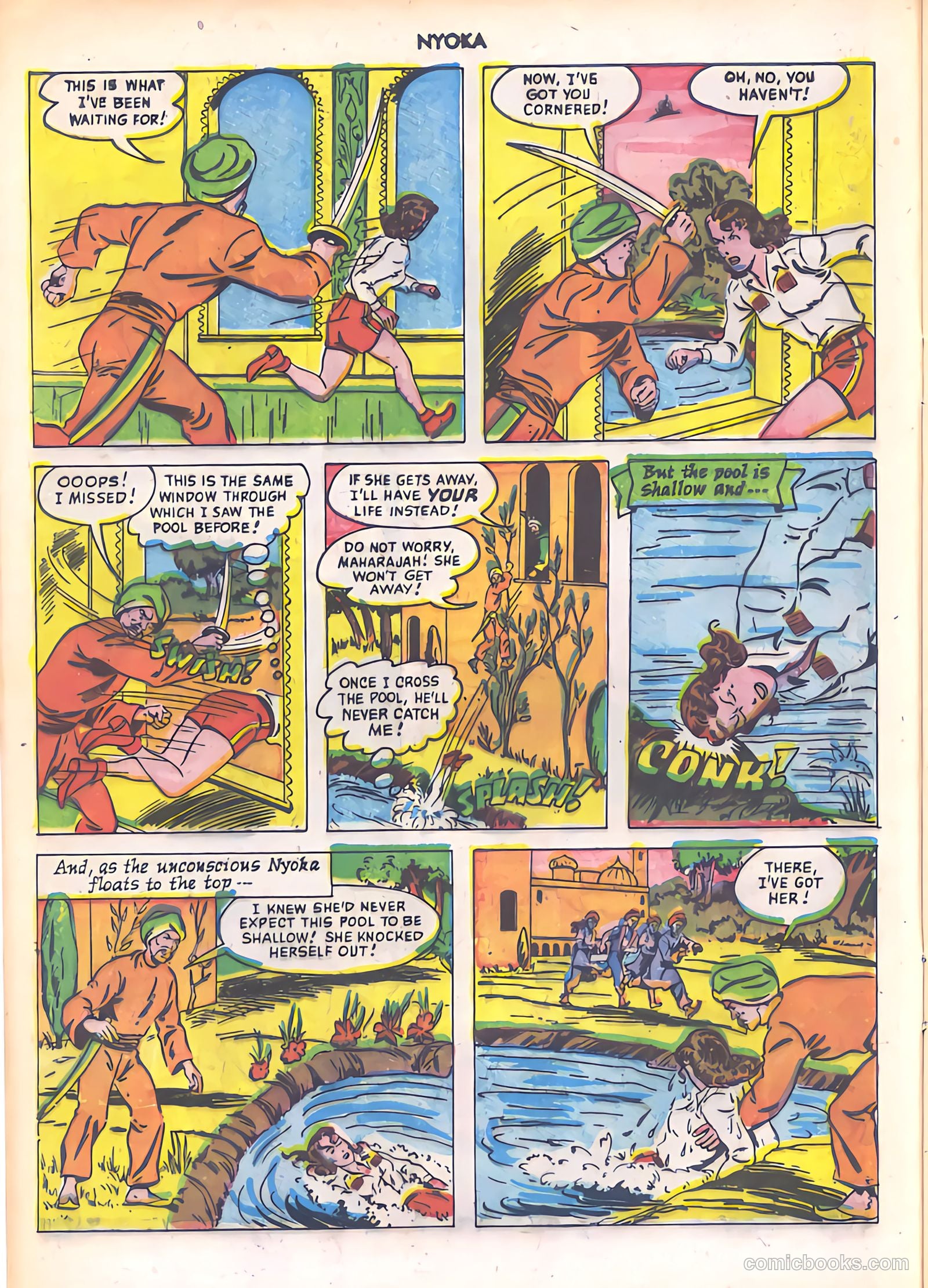 Nyoka the Jungle Girl #50 — page 12 of 52