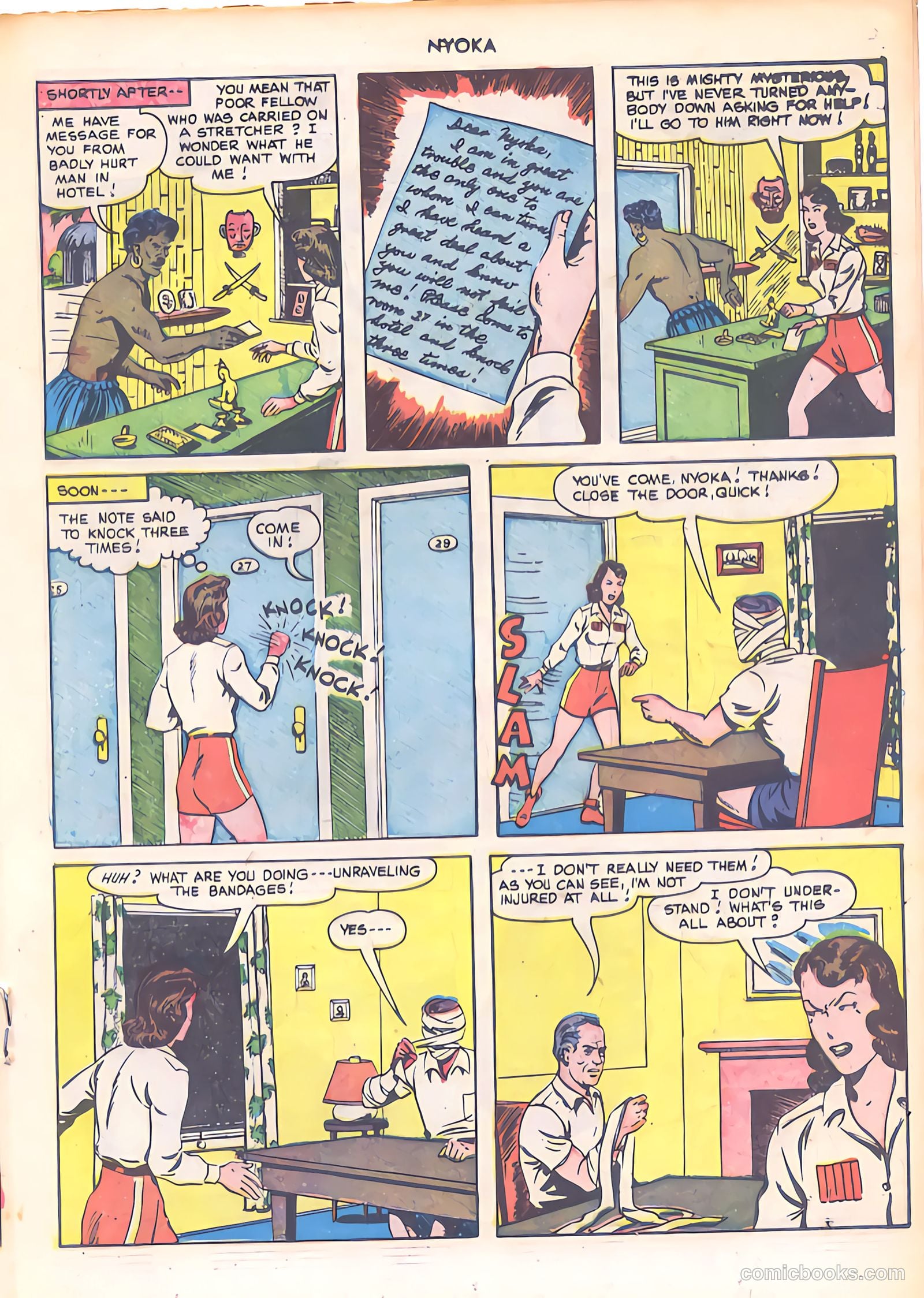 Nyoka the Jungle Girl #50 — page 27 of 52