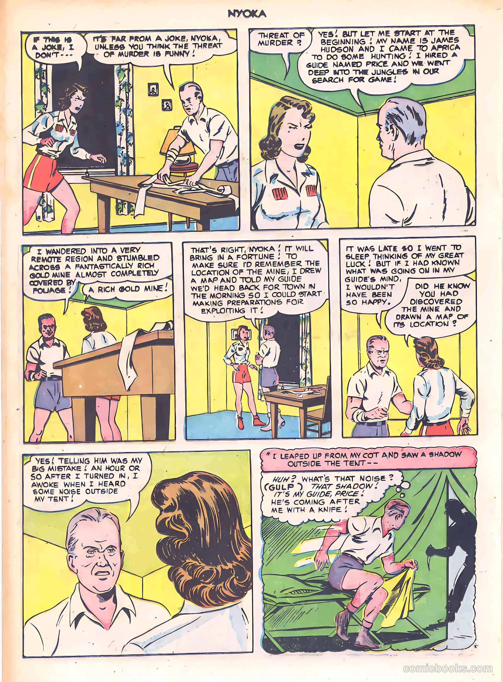 Nyoka the Jungle Girl #50 — page 28 of 52