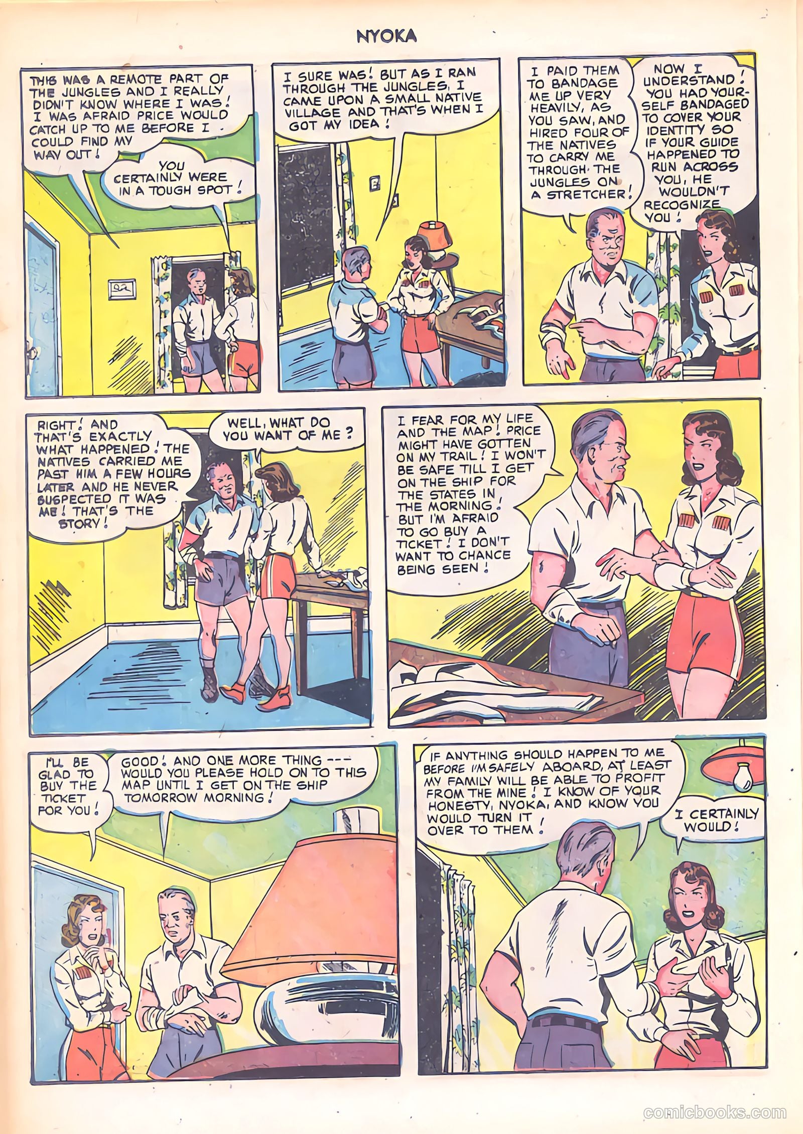 Nyoka the Jungle Girl #50 — page 30 of 52