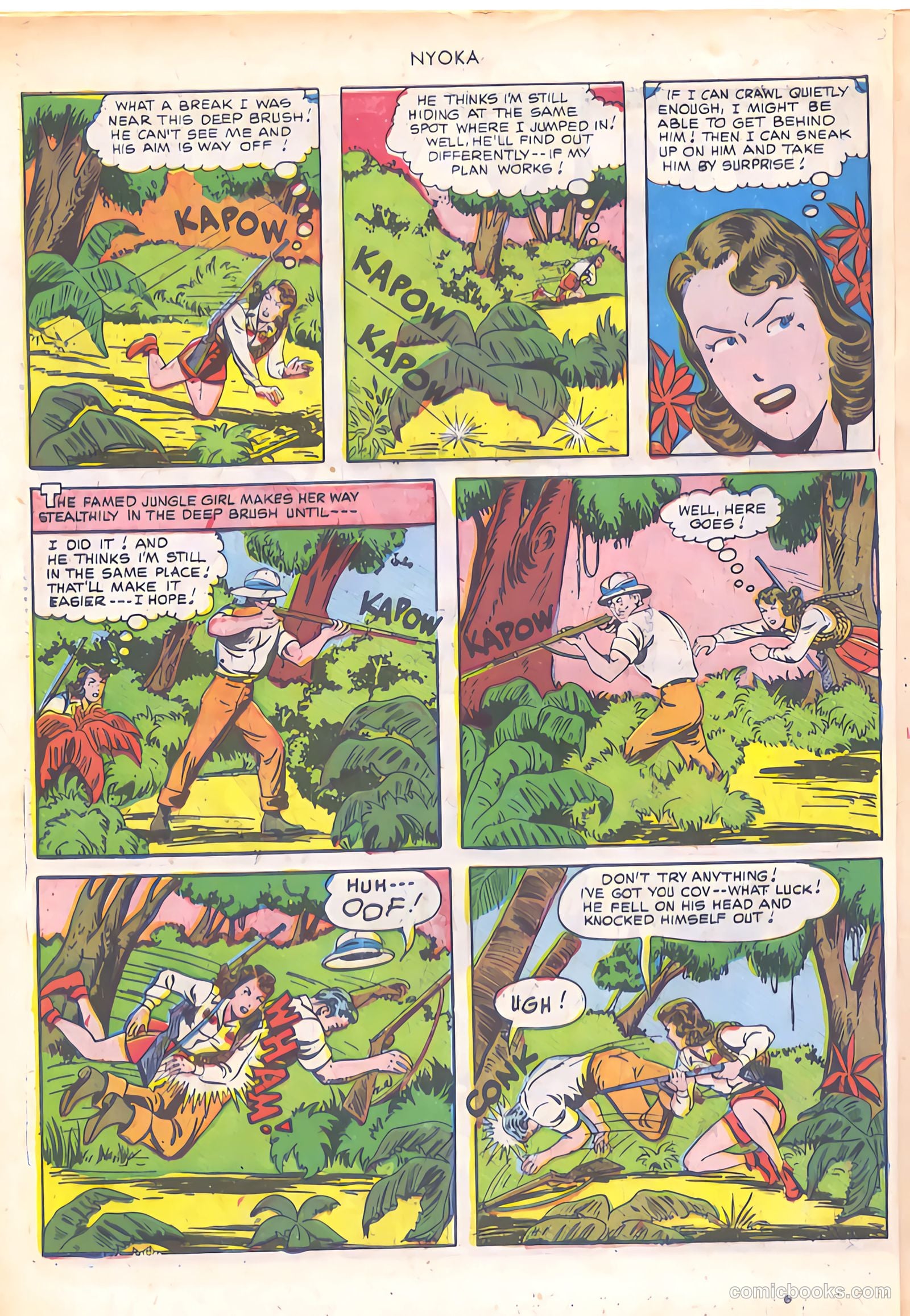 Nyoka the Jungle Girl #50 — page 46 of 52