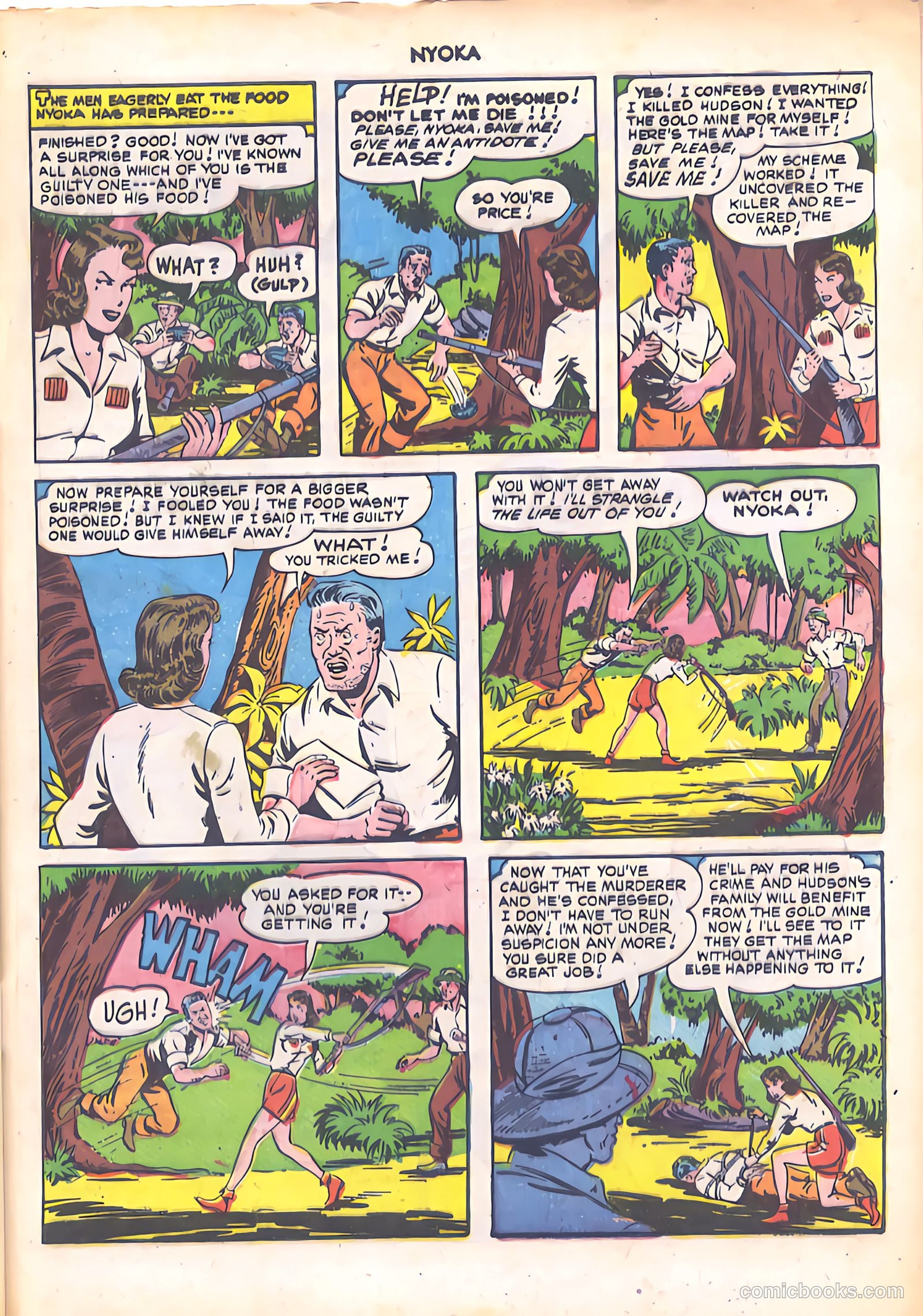 Nyoka the Jungle Girl #50 — page 49 of 52