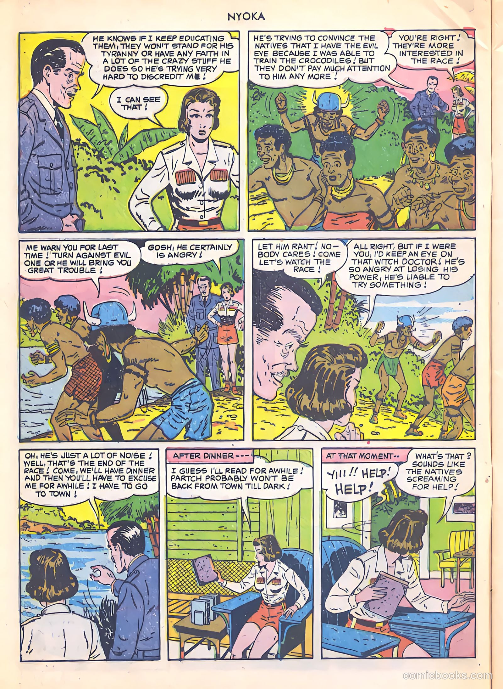 Nyoka the Jungle Girl #51 — page 8 of 52