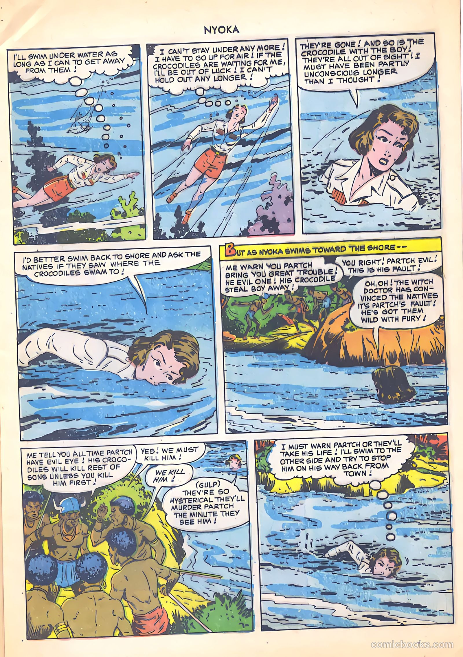 Nyoka the Jungle Girl #51 — page 13 of 52
