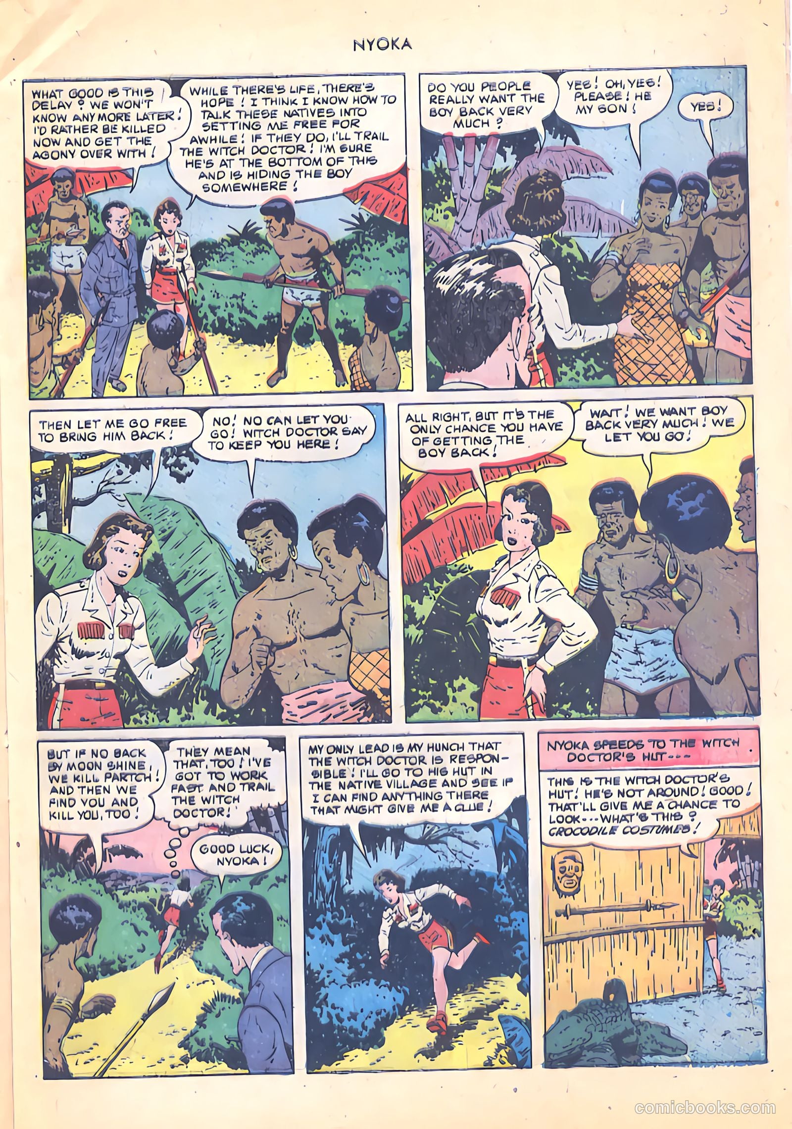 Nyoka the Jungle Girl #51 — page 21 of 52