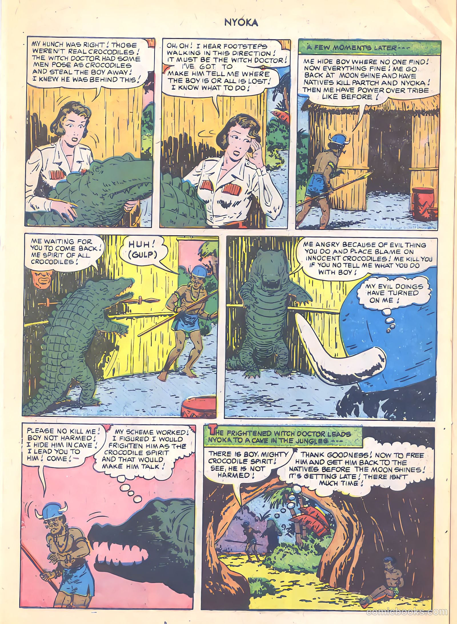 Nyoka the Jungle Girl #51 — page 22 of 52