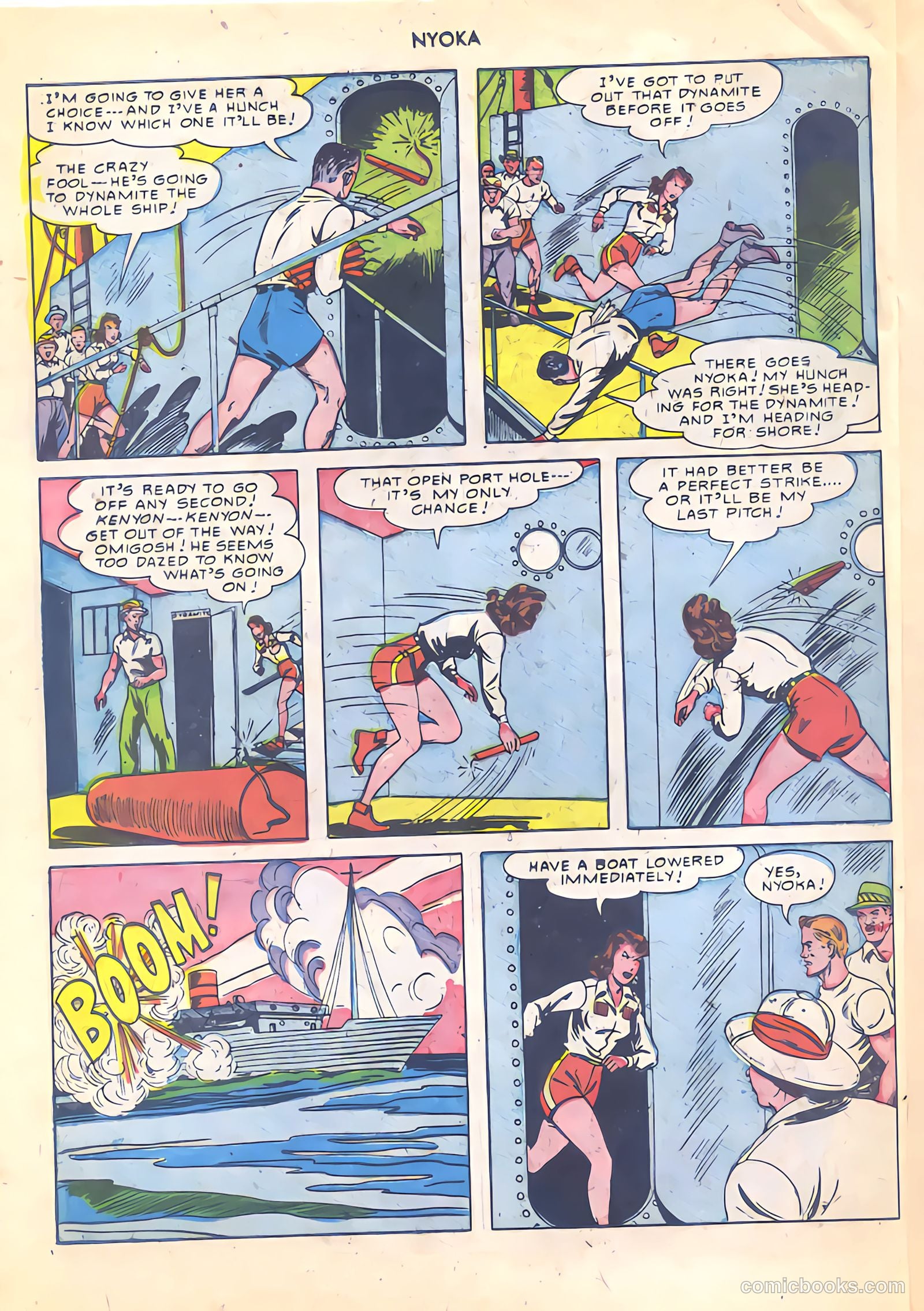 Nyoka the Jungle Girl #51 — page 30 of 52