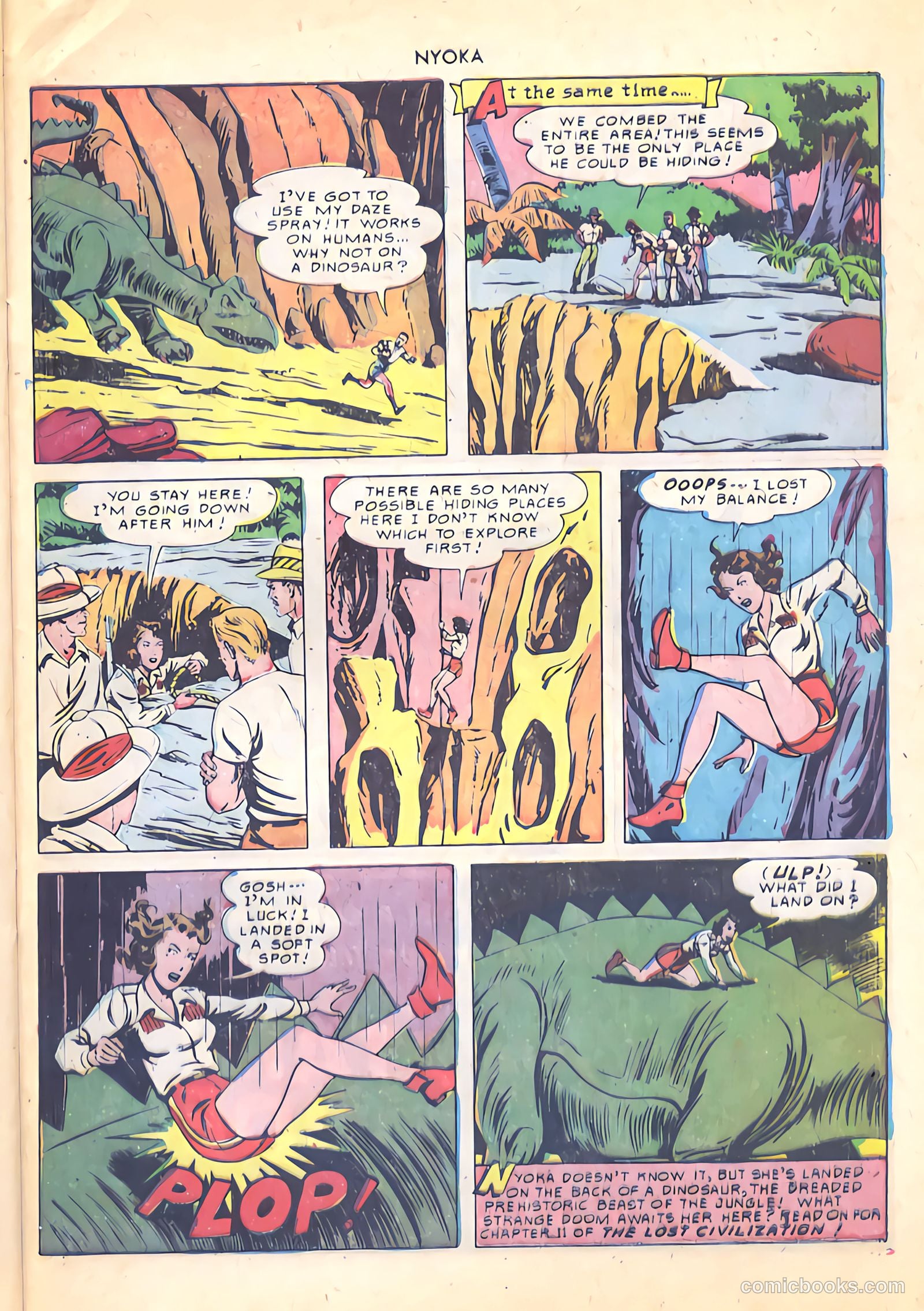 Nyoka the Jungle Girl #51 — page 33 of 52