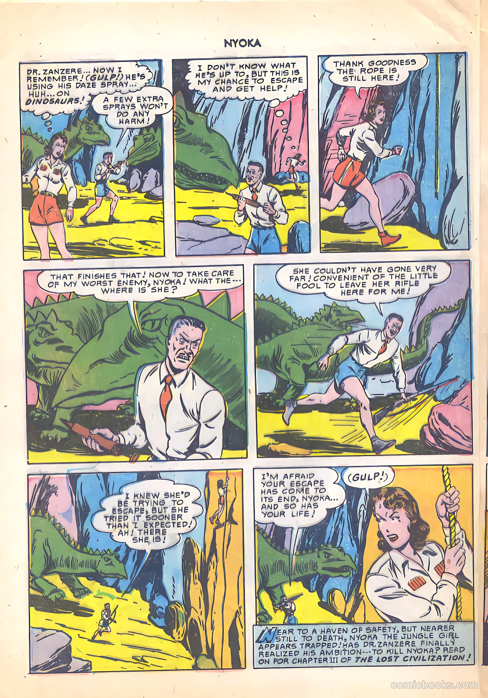 Nyoka the Jungle Girl #51 — page 40 of 52