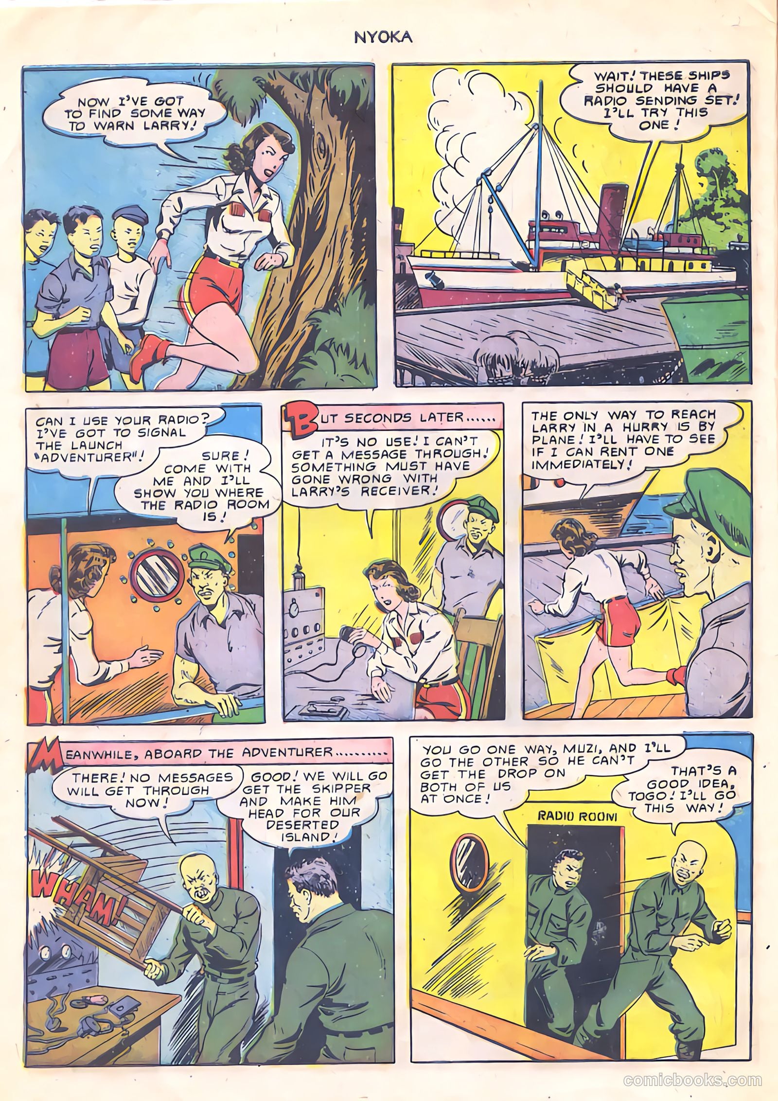 Nyoka the Jungle Girl #52 — page 8 of 36